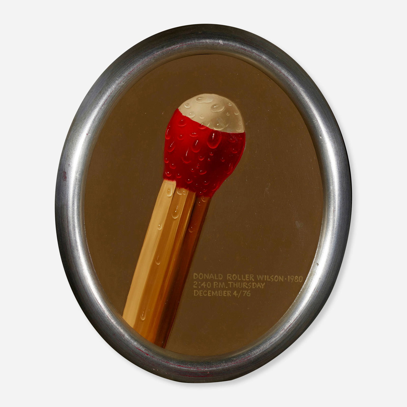 Donald Roller  Wilson, The Match (1 of 3)