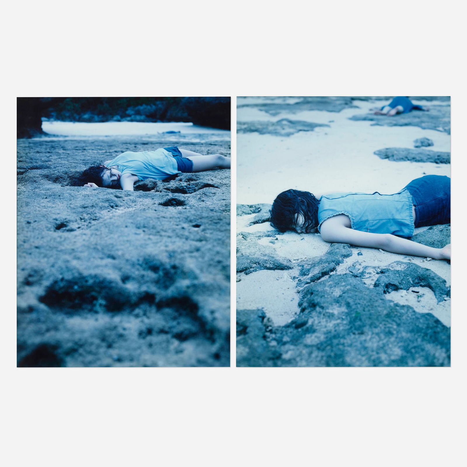 Izima Kaoru, Untitled (from Six Girls Wear X-Girl series) (two works): Izima Kaoru Untitled (from Six Girls Wear X-Girl series) (two works) 2000dye-coupler print image (each): 39.75 h x 31.5 w in (101 x 80 cm) sheet (each): 43.25 h x 34.75 w in (110 x 88 cm)