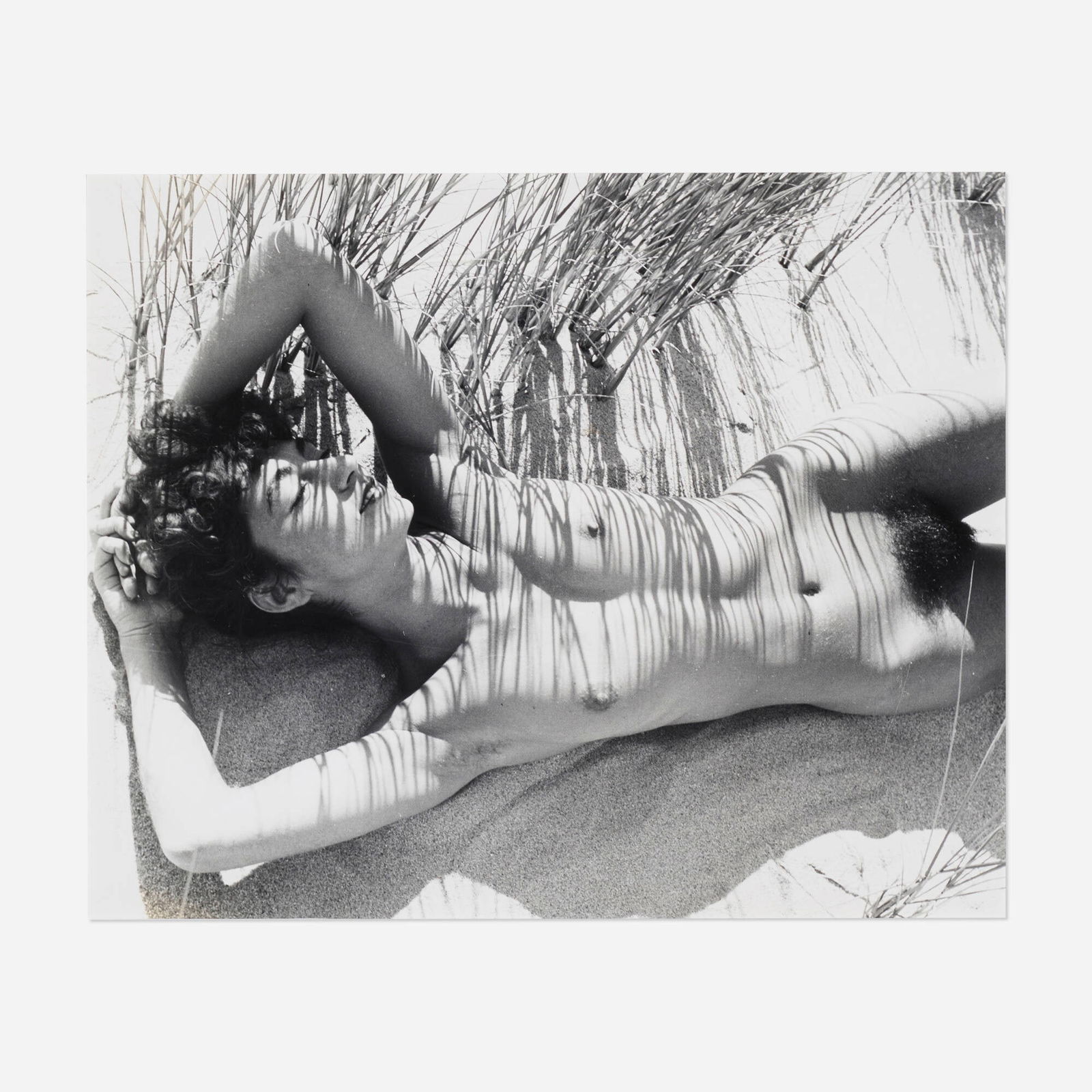 Herbert Matter, Nude on the Beach (Mercedes Matter): Herbert Matter Nude on the Beach (Mercedes Matter) 1940gelatin silver print 16 h x 20 w in (41 x 51 cm) Provenance: Higher Pictures, New York | Private Collection