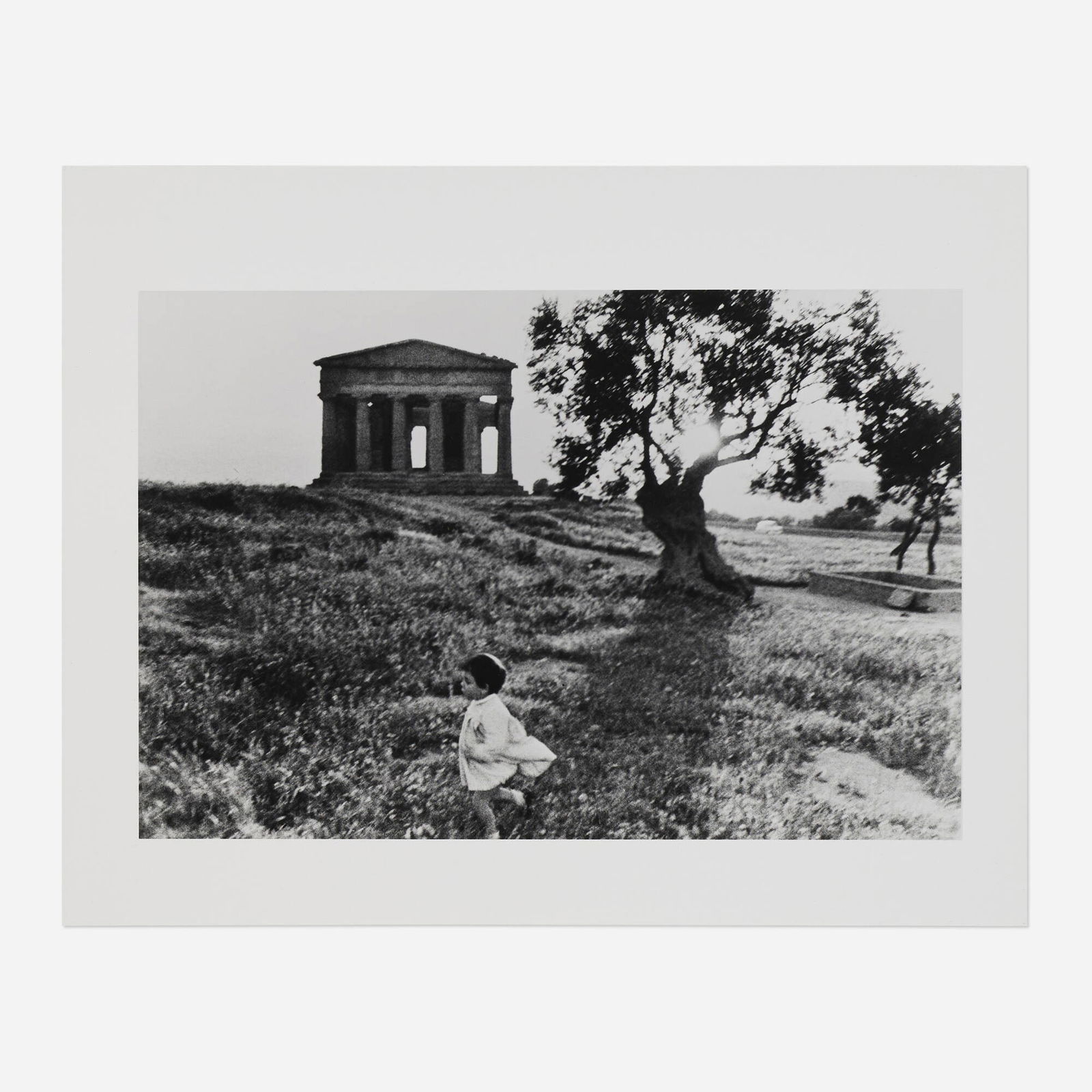 Bruce Davidson, Sicily: Bruce Davidson Sicily 1961 / printed latergelatin silver print image: 8 h x 11.875 w in (20 x 30 cm) sheet: 11 h x 14 w in (28 x 36 cm) Signed to verso 'Bruce Davidson'. Prov