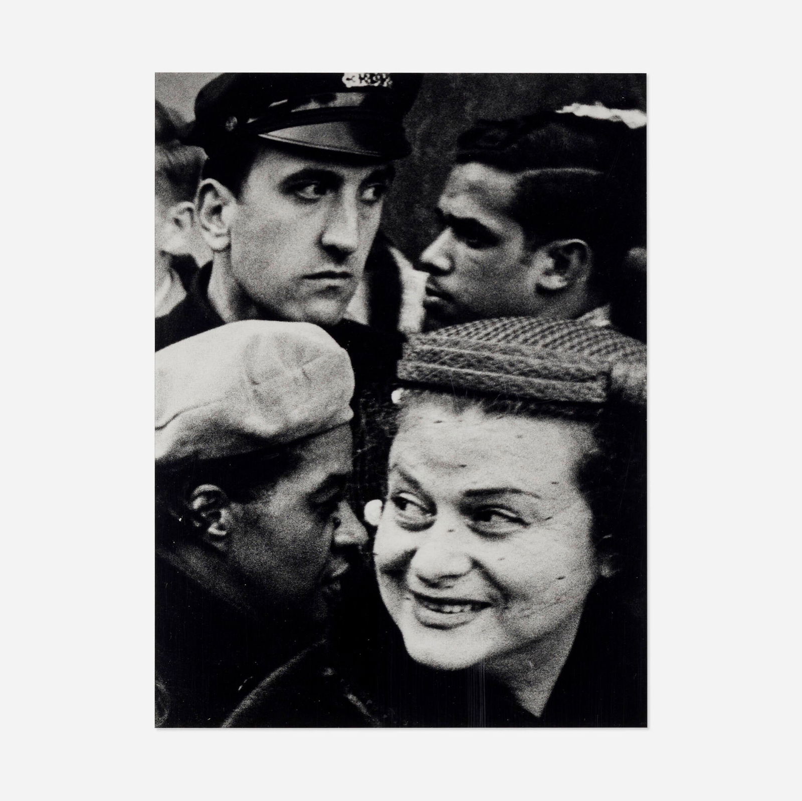 William Klein, Four Heads, New York (1 of 4)