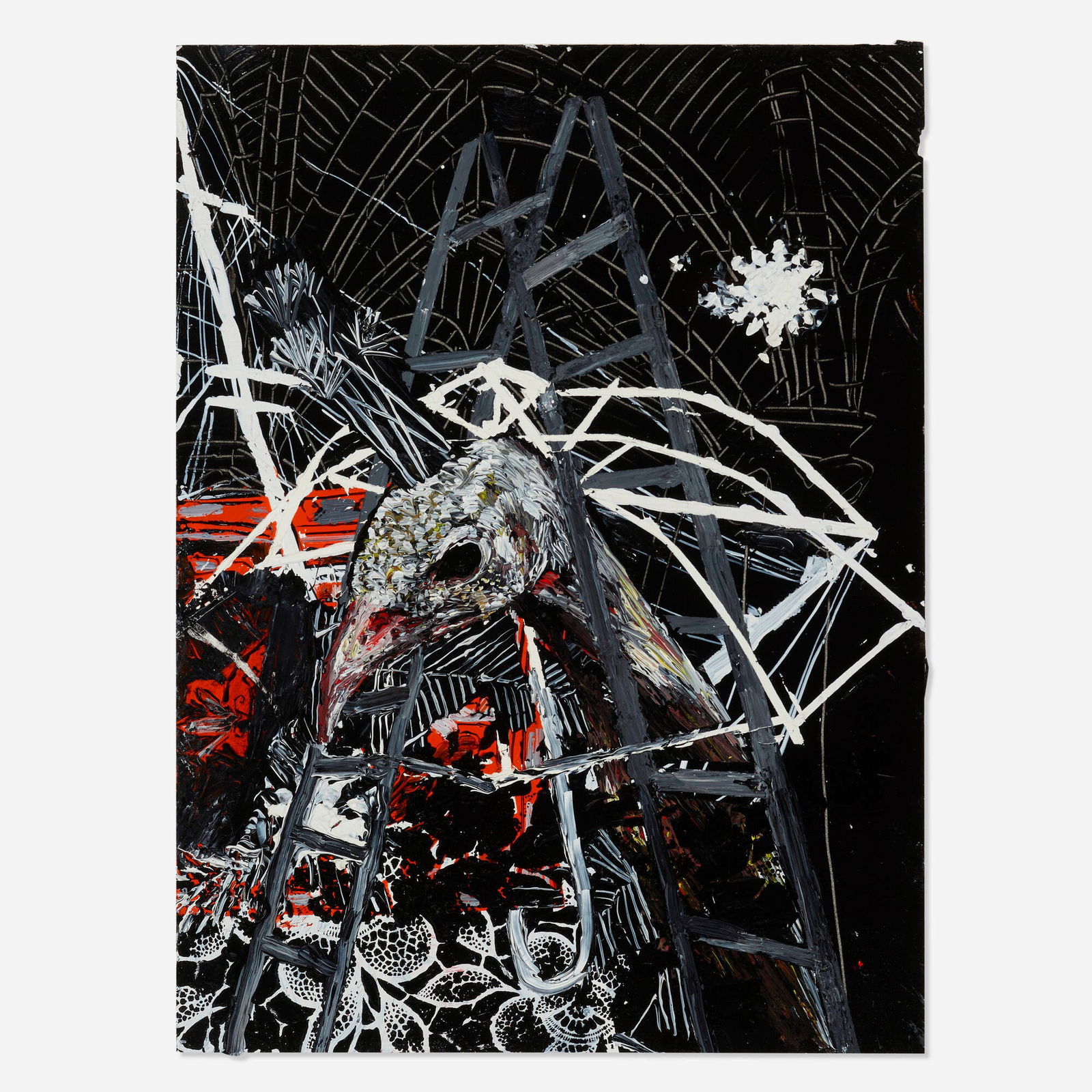 Francesca DiMattio, Untitled: Francesca DiMattio Untitled 2007watercolor and acrylic on paper 12.25 h x 9.125 w in (31 x 23 cm) Signed and dated to verso 'Francesca DiMattio 2007'. Provenance: Los A