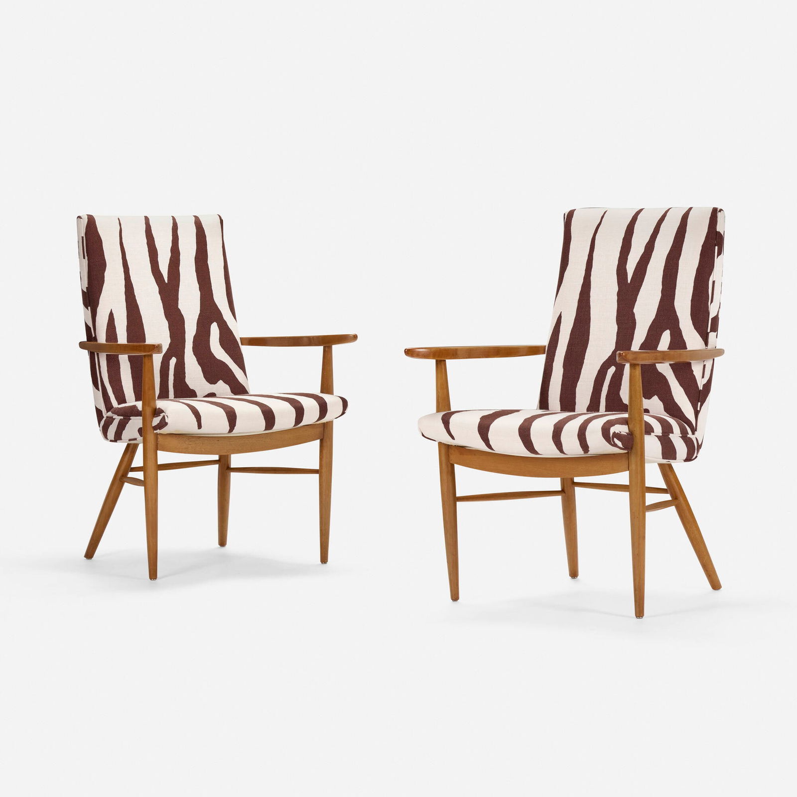 George Nakashima, Origins armchairs models 206, pair (1 of 4)