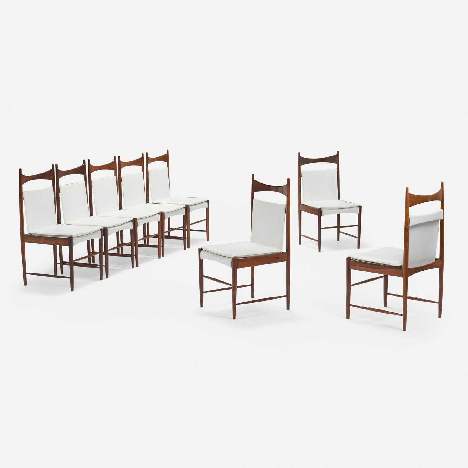 Sergio Rodrigues, Cantu chairs, set of eight (1 of 7)