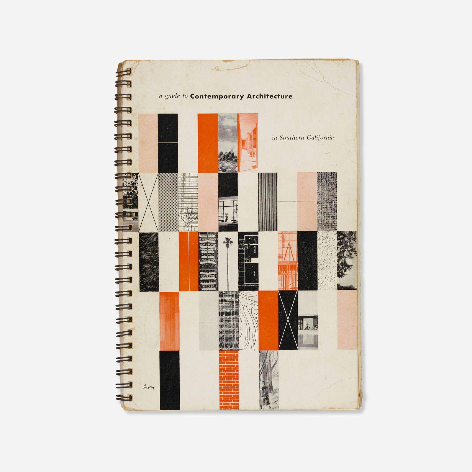 Alvin Lustig, A Guide to Contemporary Architecture in Southern California: Alvin Lustig A Guide to Contemporary Architecture in Southern California USA, 1951spiral-bound printed paper 9 h x 6.25 w in (23 x 16 cm) This work will ship from Los Angeles, Cal