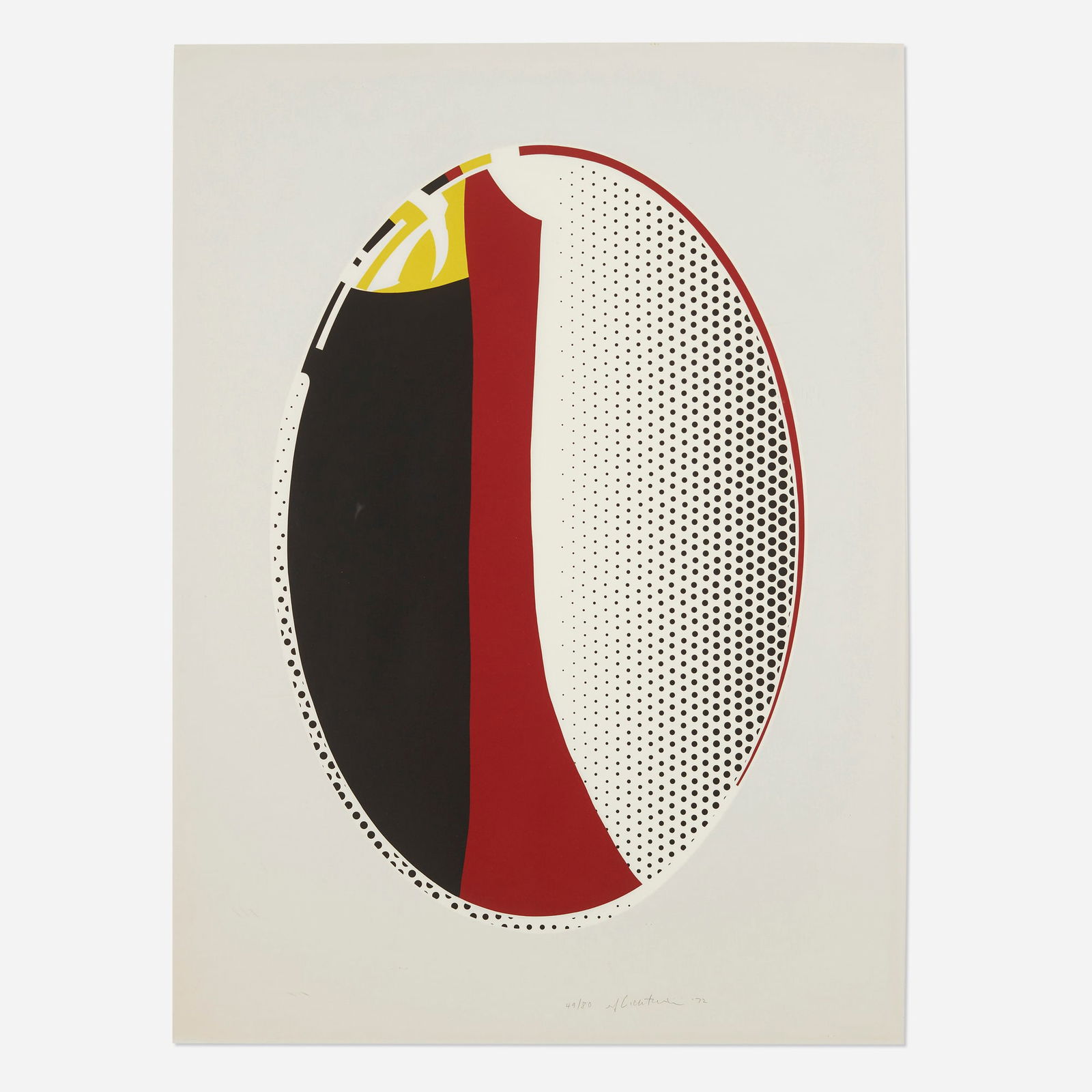 Roy Lichtenstein, Mirror #6 (from the Mirror series) (1 of 4)