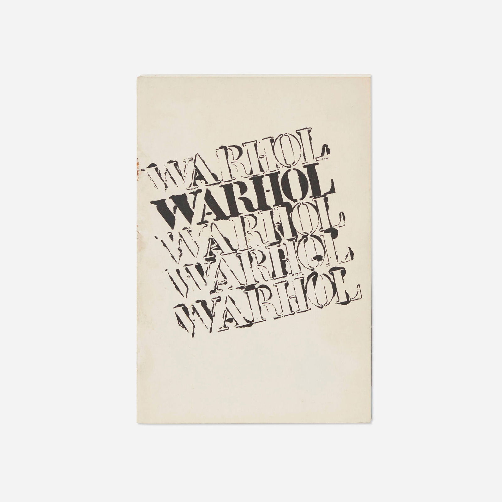 Andy Warhol, Ileana Sonnabend Gallery catalogue (1 of 3)
