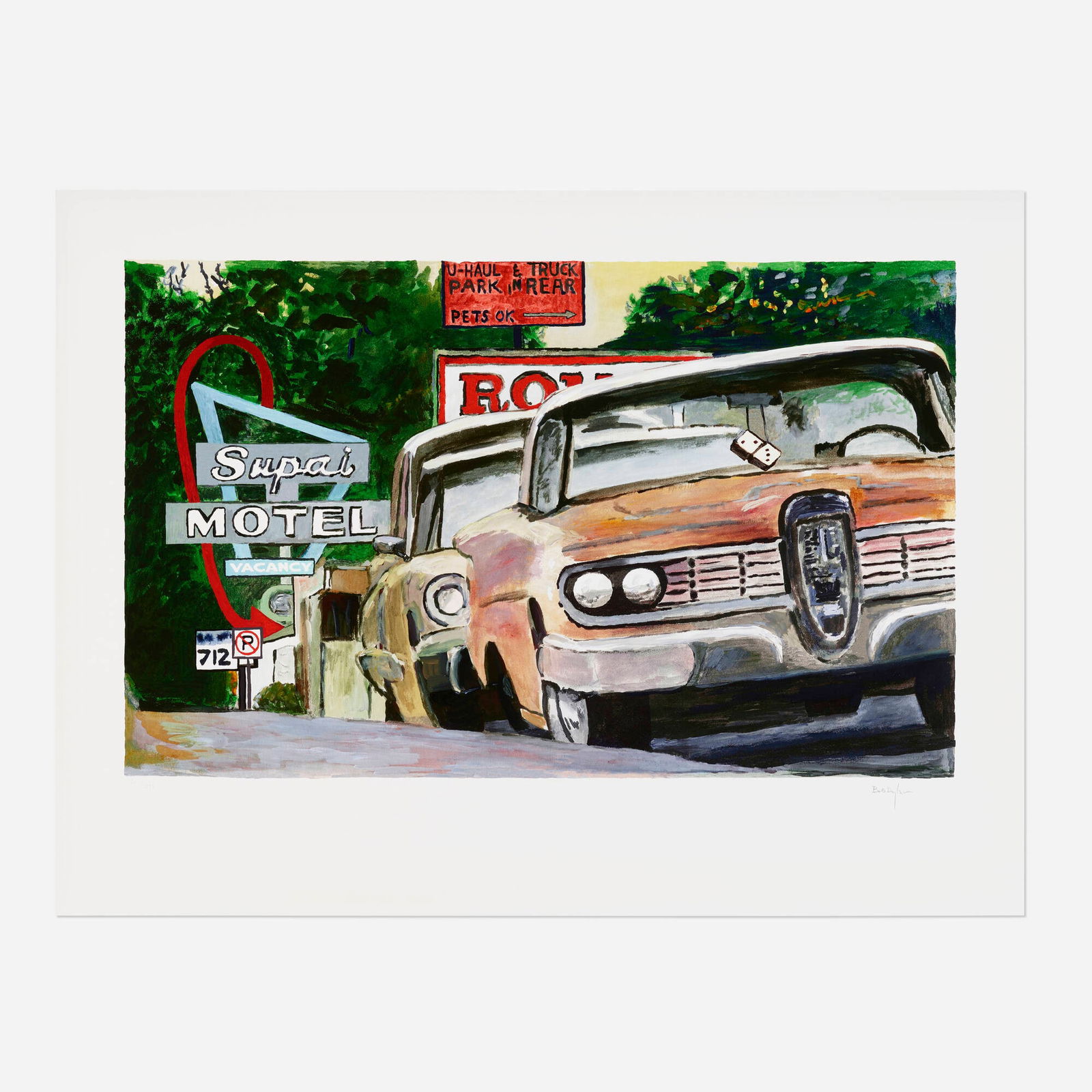 Bob Dylan, Classic Car Show, Cleveland, OH (from The Beaten Path series): Bob Dylan Classic Car Show, Cleveland, OH (from The Beaten Path series) 2016giclee print in colors on Hahnemuhle 350gsm Museum Etching image: 21.125 h x 31.875 w in (54 x 81 cm) sheet: 30 h x 40 w