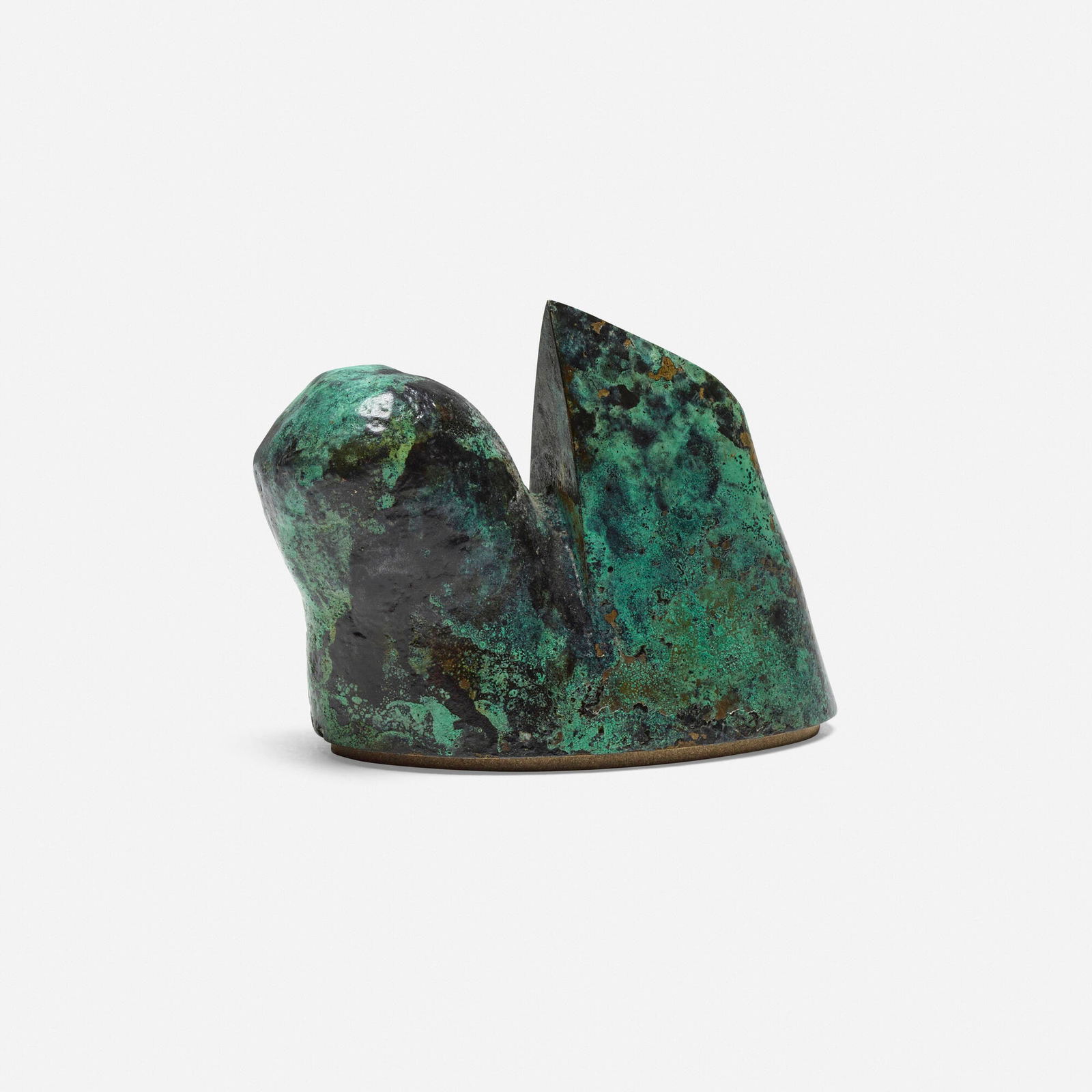 Ron Nagle, Knob Job: Ron Nagle Knob Job 1989bronze 2.5 h x 1.25 w x 3 d in (6 x 3 x 8 cm) Provenance: Acquired directly from the artist by the present ownerThis work will ship