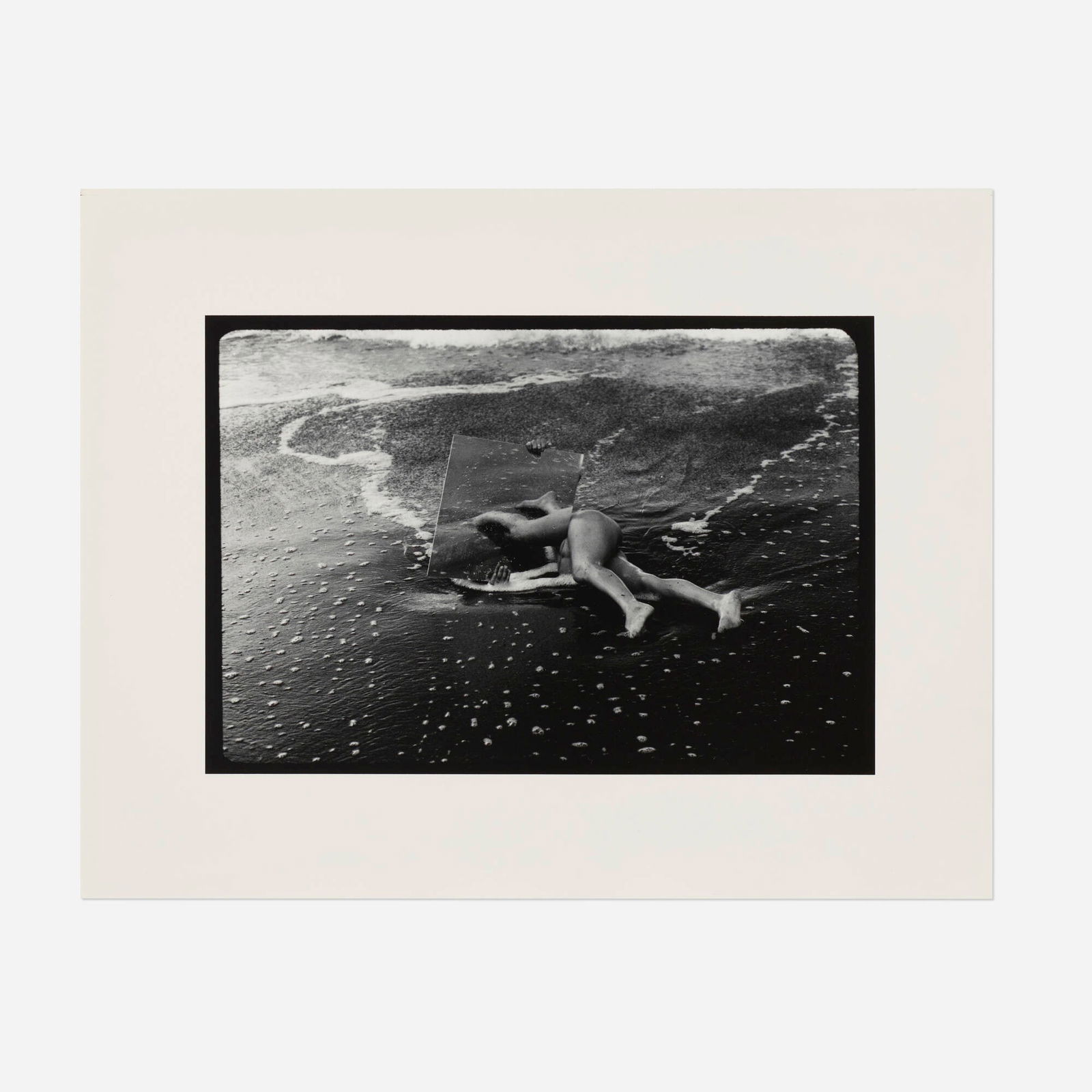 Hans Breder, La ventosa (Ana Mendieta): Hans Breder La ventosa (Ana Mendieta) 1973vintage gelatin silver print image: 7 h x 10.25 w in (18 x 26 cm) sheet: 11 h x 13.875 w in (28 x 35 cm) Artist's estate stamp to verso 'From the E