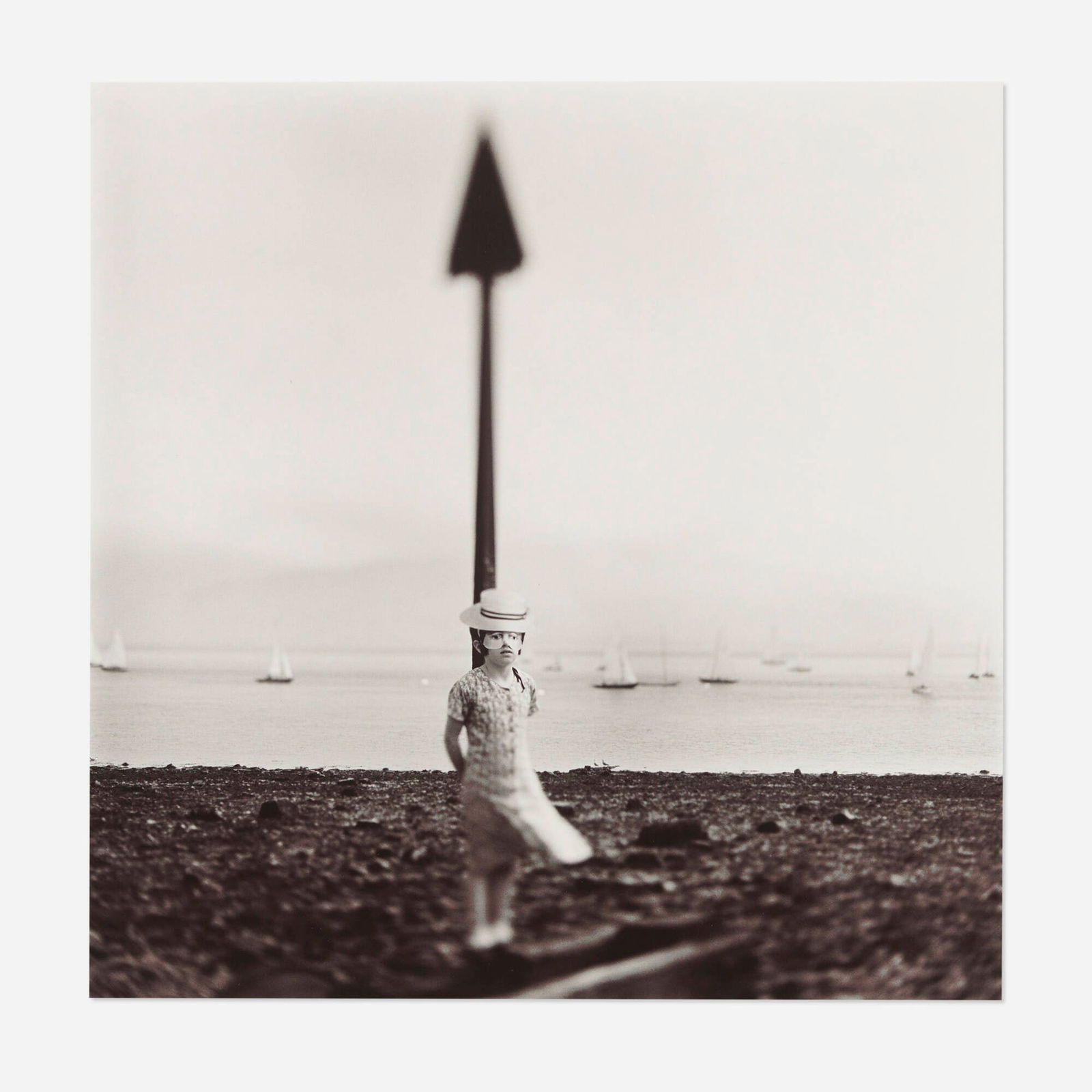 Keith Carter, Straw Hat: Keith Carter Straw Hat 1997 / printed latertoned gelatin silver print image: 15.25 h x 15.25 w in (39 x 39 cm) sheet: 19.875 h x 15.875 w in (50 x 40 cm) Signed, titled, dated and numbered