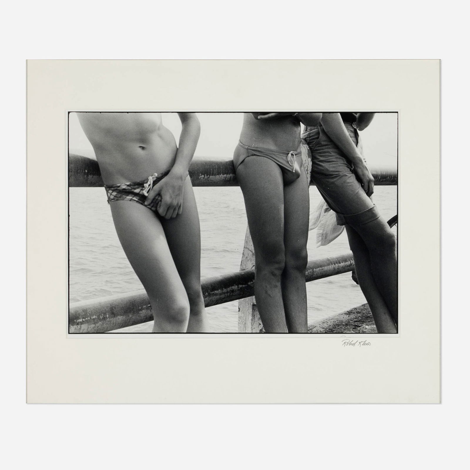 Robert Klein, Viareggio, Italy: Robert Klein Viareggio, Italy 1981 / printed latergelatin silver print image: 12.75 h x 18.75 w in (32 x 48 cm) sheet: 16 h x 19.875 w in (41 x 50 cm) Signed to lower right 'Robert Klein'.