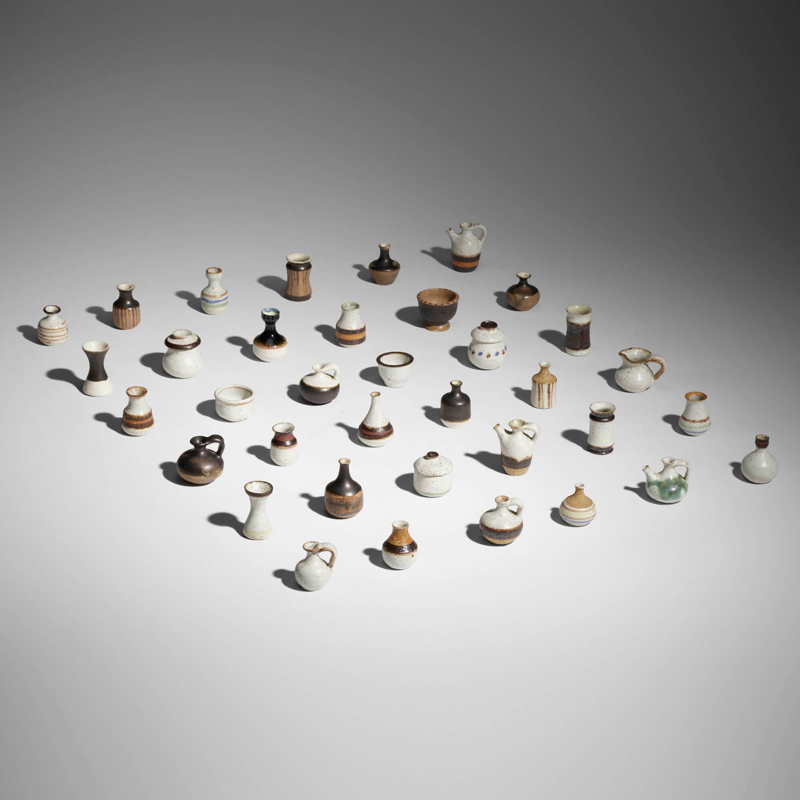 Bruno Gambone, Collection of thirty-six Mignon vases (1 of 7)