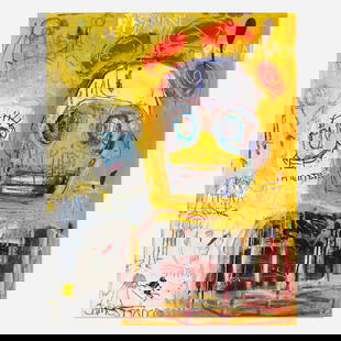 James Franco, Hopital: James Franco Hopital 2006mixed media on canvas laid to board 30 h x 24 w in (76 x 61 cm) Signed to lower left 'James Franco'. Provenance: Gift from the artist to the pr