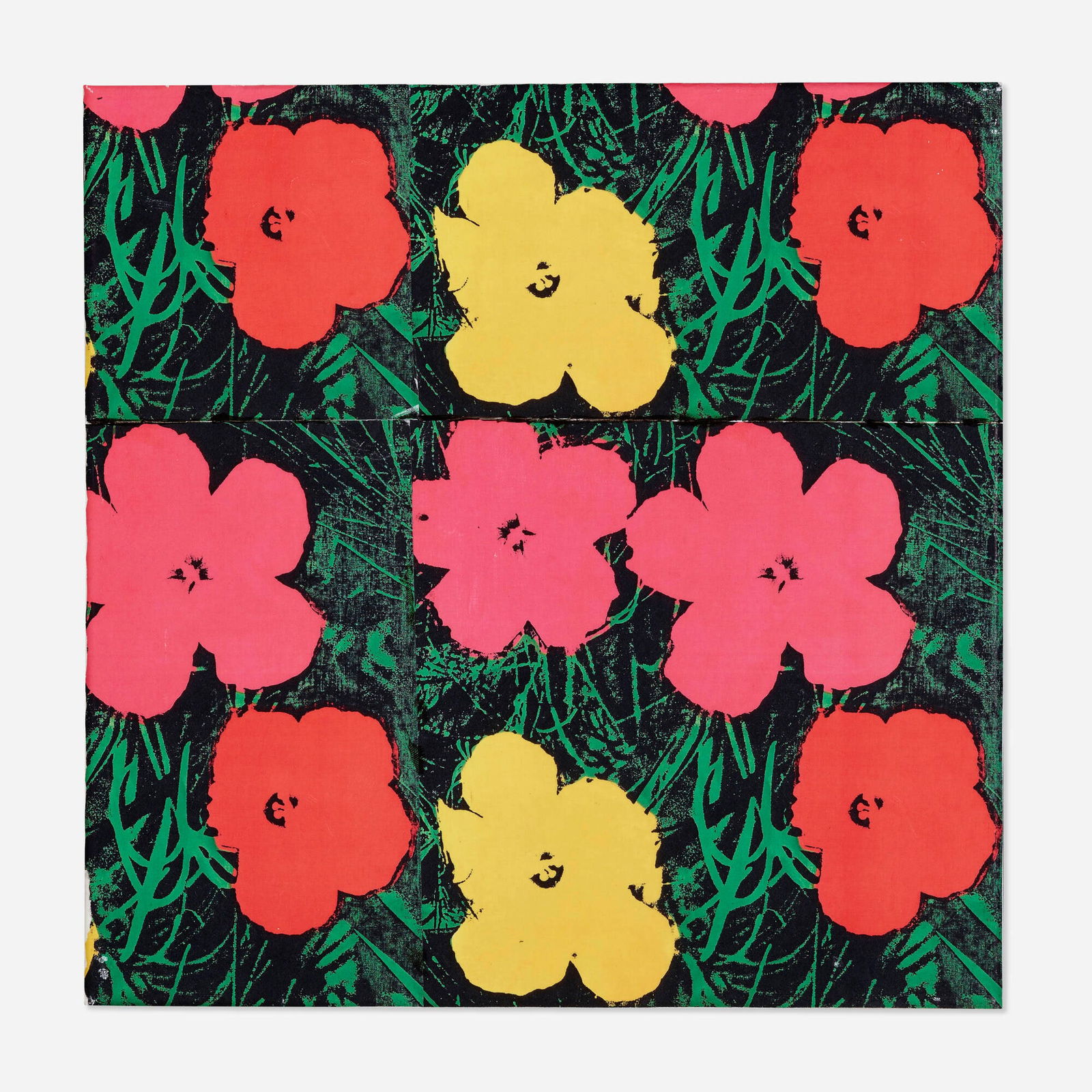 Tom Dash, Flowers: Tom Dash Flowers 2017collage on canvas 12 h x 12 w in (30 x 30 cm) Signed, dated and numbered to verso 'Tom Dash 2017 5/10'. This work is number 5 from the edition of 10. T