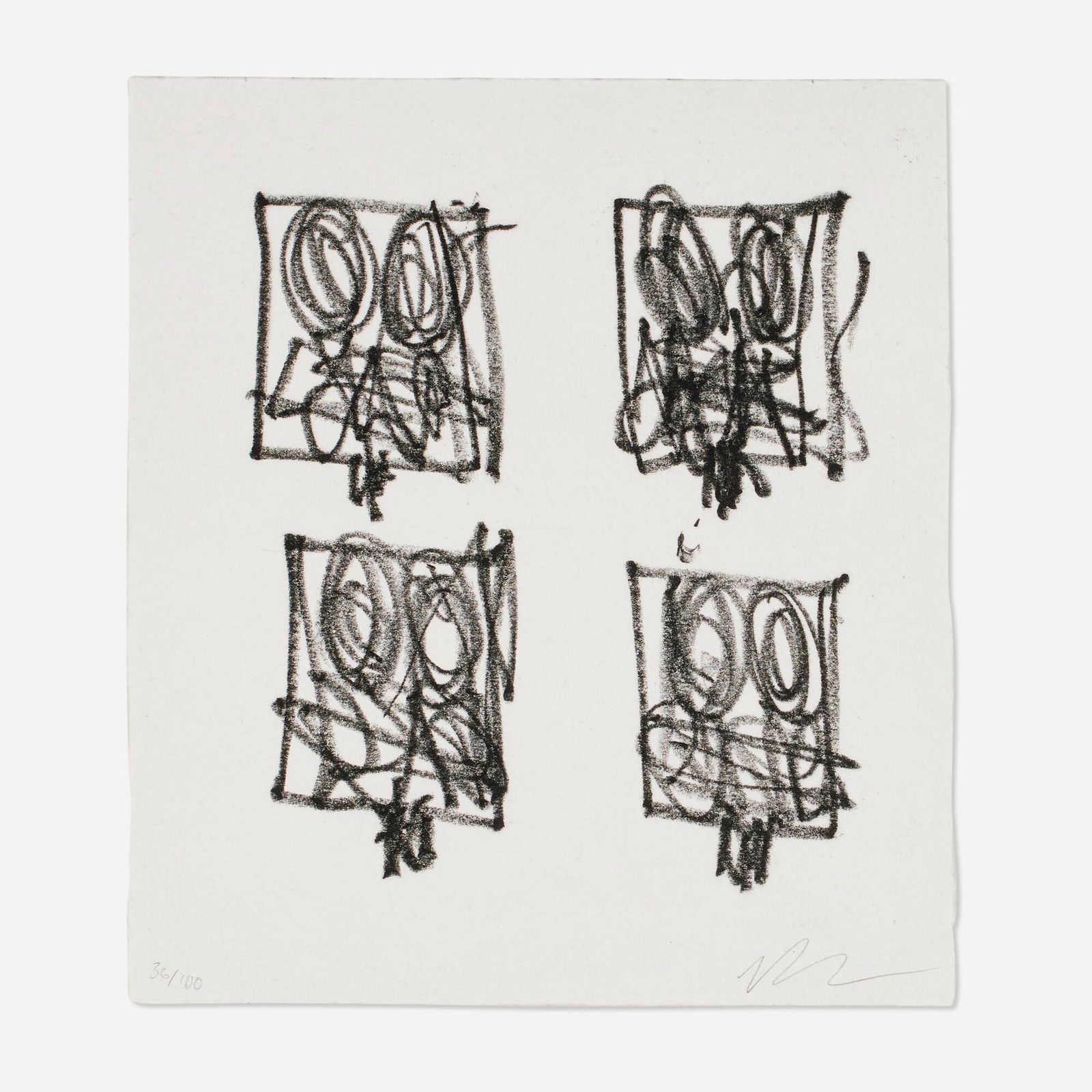 Rashid Johnson, Untitled Anxious Print (1 of 4)