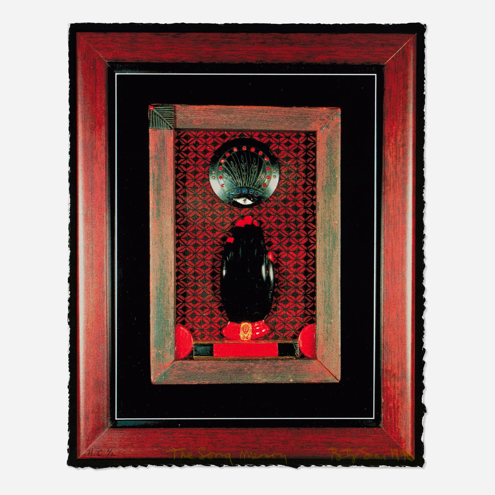 Betye Saar, The Long Memory: Betye Saar The Long Memory 1998screenprint in colors 14.625 h x 11.75 w in (37 x 30 cm) Signed, titled, dated and numbered to lower edge 'H.C. 1/2 The Long Memory Betye Saar 1998'. This work i