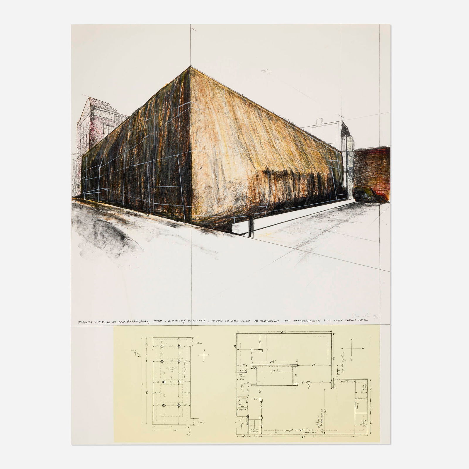 Christo and Jeanne-Claude, Wrapped Museum of Contemporary Art, Chicago Project (1 of 4)