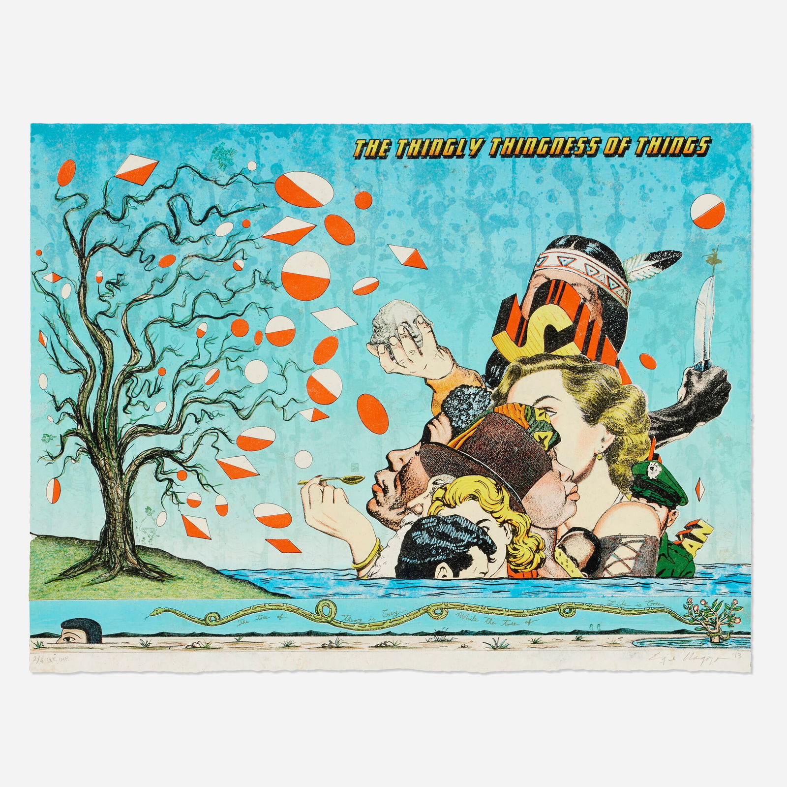 Enrique Chagoya, The Thingly Thingness of Things (1 of 3)