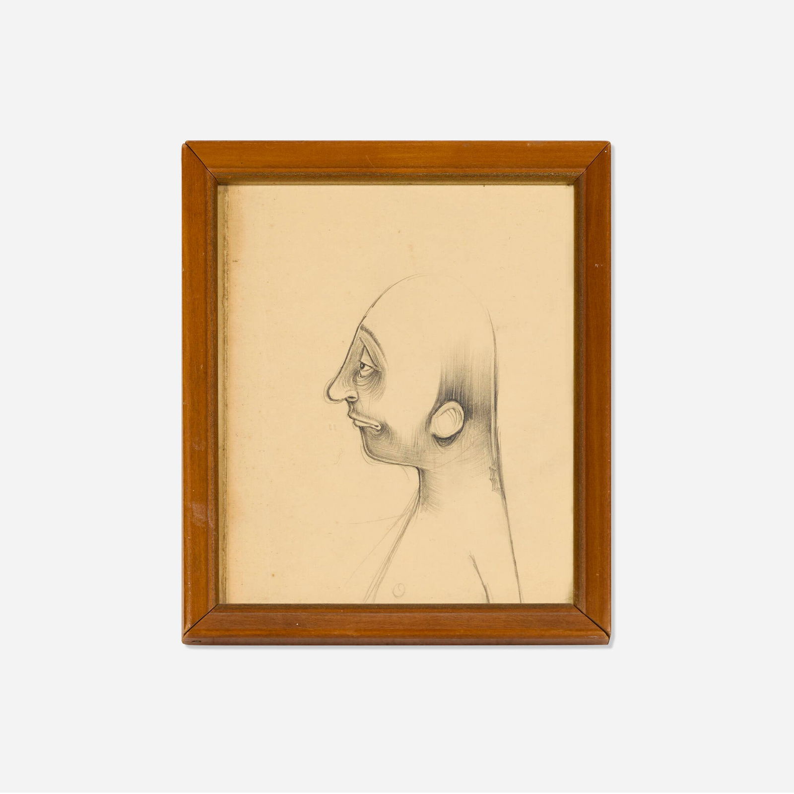 Barry McGee, Untitled: Barry McGee Untitled 1998graphite on paper in artist's frame 6.75 h x 5.5 w in (17 x 14 cm) Provenance: Paul Morris Gallery, New York | Private Collection | Wright, 20|21 A