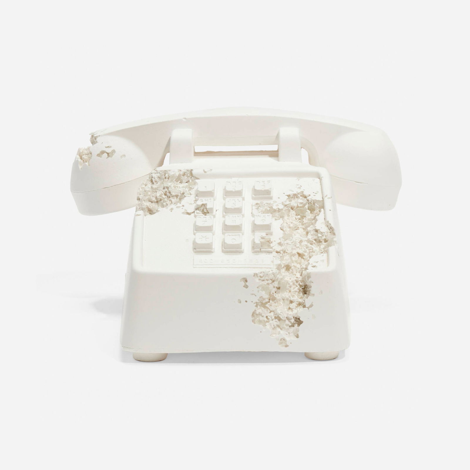Daniel Arsham, Future Relic 05 (Phone): Daniel Arsham Future Relic 05 (Phone) 2016cast plaster, glass 5 h x 8.25 w x 8.75 d in (13 x 21 x 22 cm) Stamped number to packaging '229/500'. This work is number 229 from the edition of 500