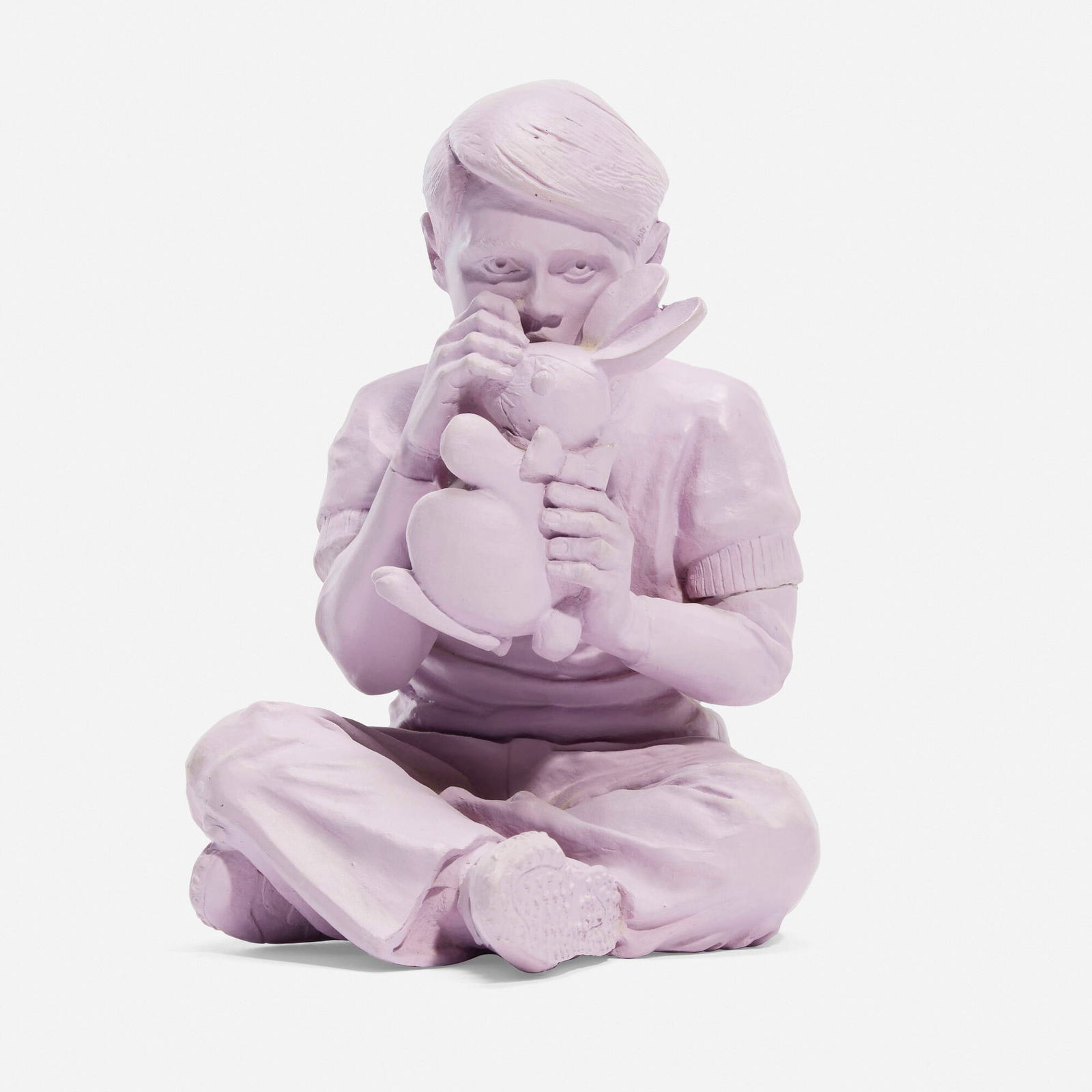 FAILE, Bunny Boy (Lavender): FAILE Bunny Boy (Lavender) 2005polystone 4.75 h x 3.75 w x 4.75 d in (12 x 10 x 12 cm) This model is the first work that the artist group produced. This work is from the edition of 200.