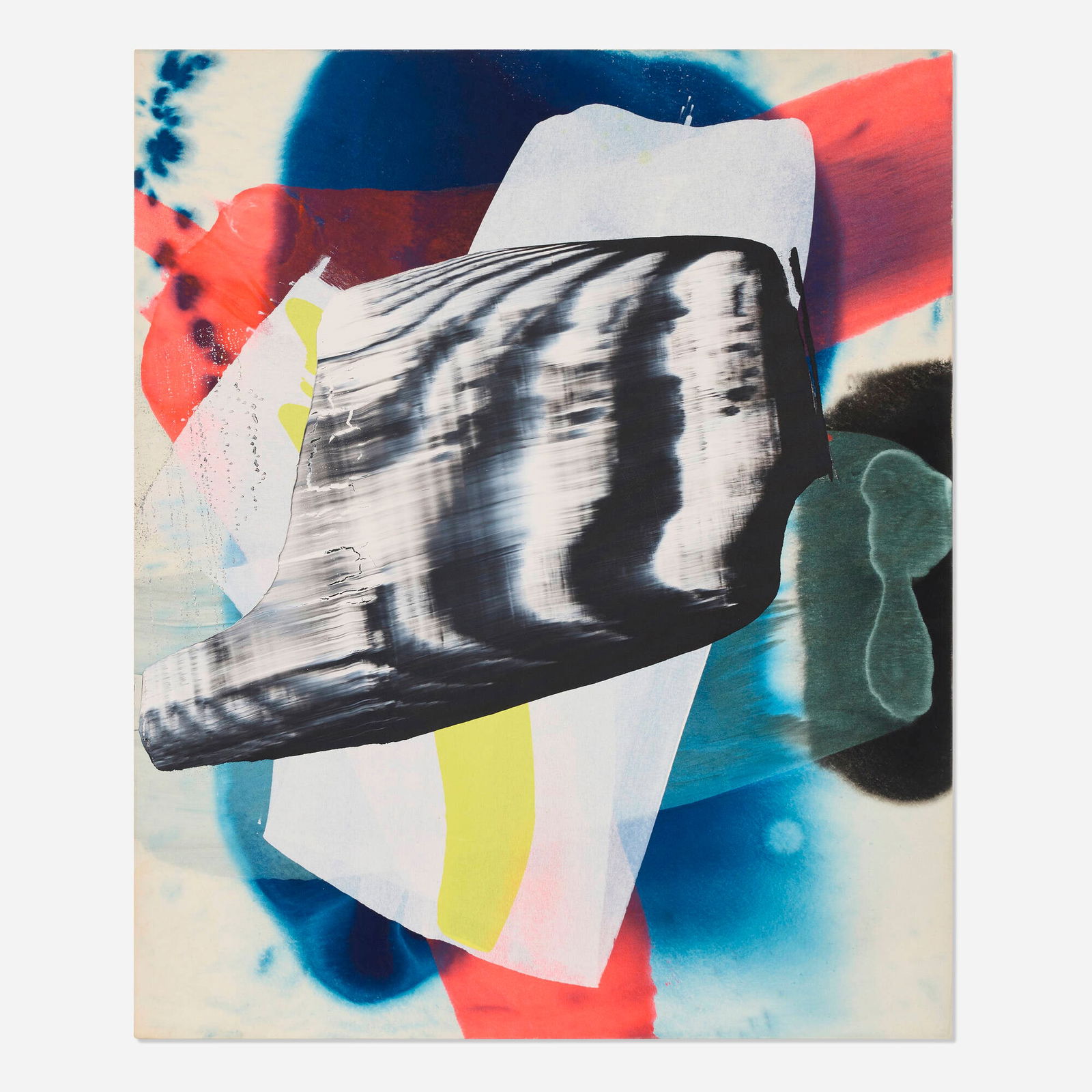 Ed Moses, Kona-K: Ed Moses Kona-K 2000acrylic on canvas 52 h x 43 w in (132 x 109 cm) Signed and titled to verso 'Kona-K Y Branco'. Provenance: Gift from the artist c. 2009 to the presen