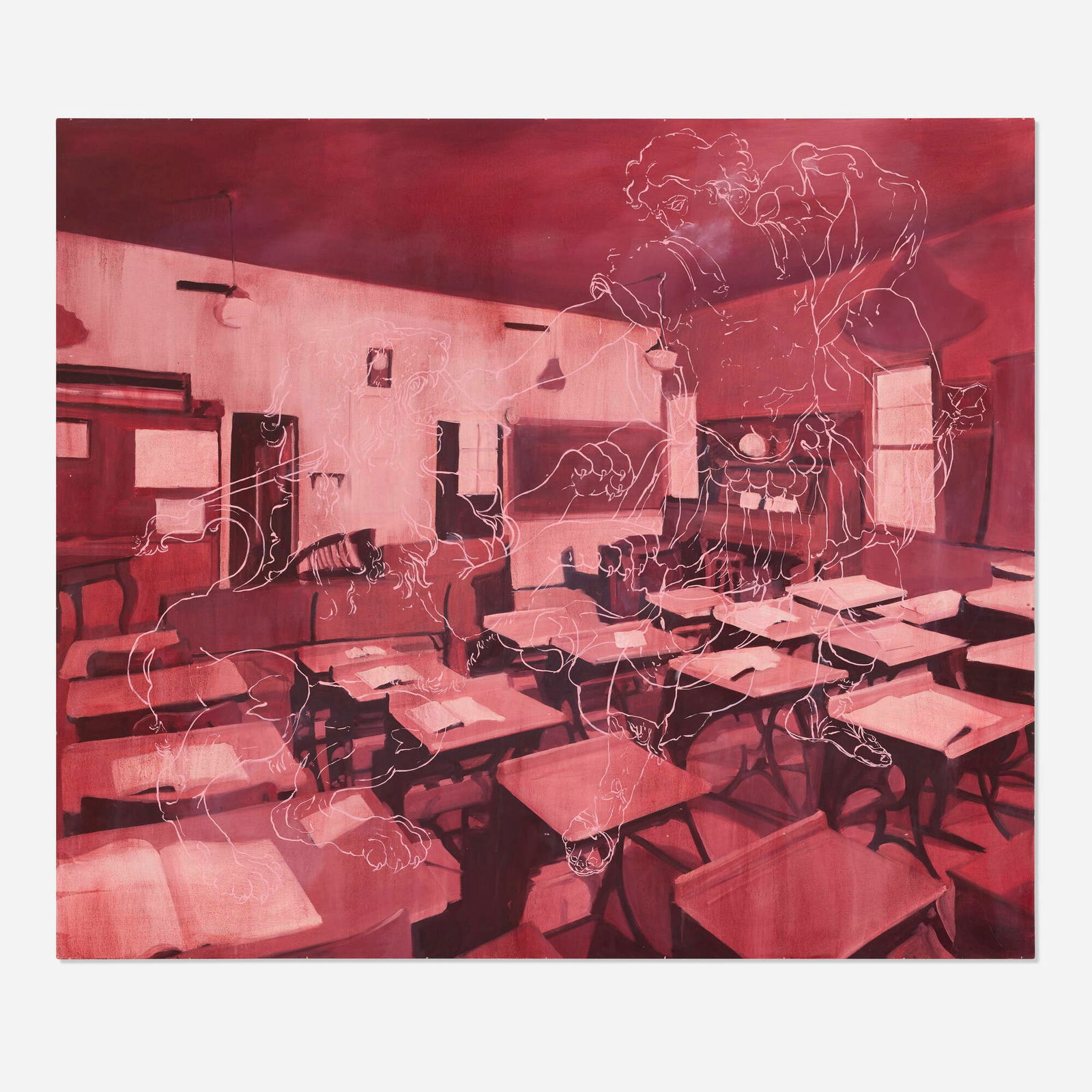 Melora Kuhn, Hercules Dream: Melora Kuhn Hercules Dream 2013oil on canvas 60 h x 70 w x 1.25 d in (152 x 178 x 3 cm) Signed and dated to verso 'Melora Kuhn 2013'. Provenance: Galerie EIGEN + ART, B