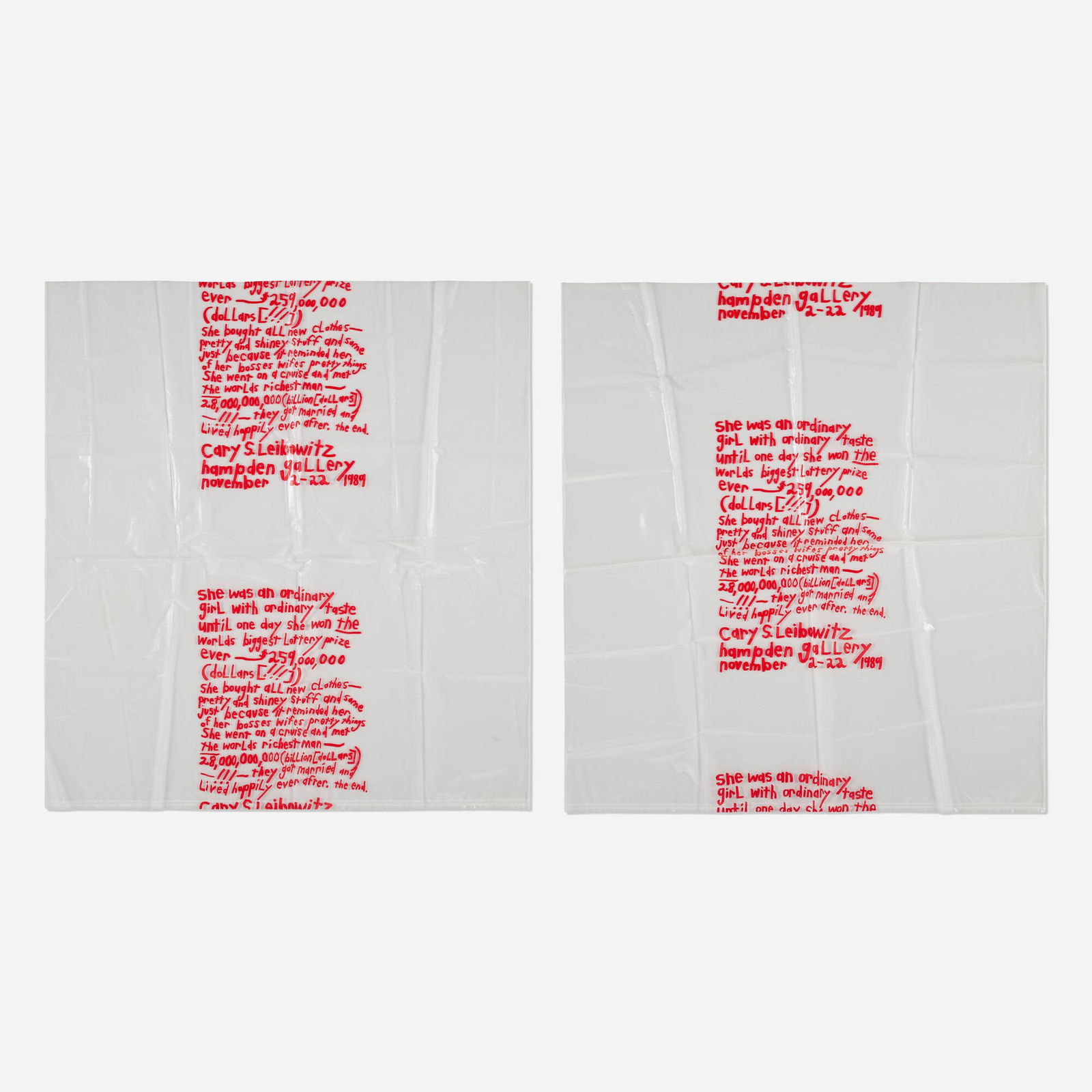 Cary S. "Candyass" Leibowitz, she was an ordinary girl... (two works) (1 of 2)