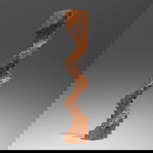 David Adamo, Untitled: David Adamo Untitled 2012cedar 97 h x 12 w x 12 d in (246 x 30 x 30 cm) Provenance: The Jake and Ruth Bloom Collection This work will ship from Los Angeles