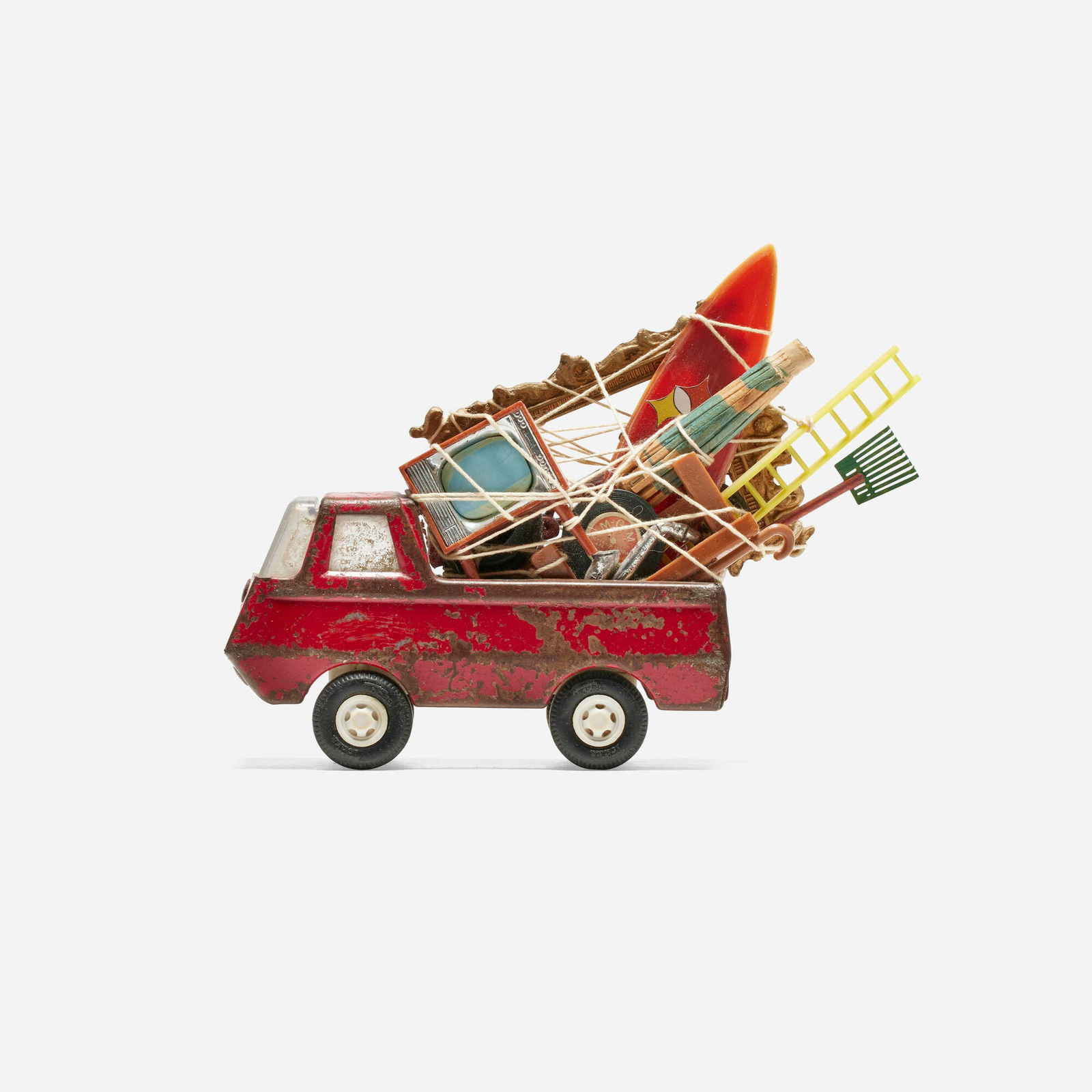 Bruce Houston, Untitled: Bruce Houston Untitled 1995mixed media sculpture 5 h x 6 w x 2 d in (13 x 15 x 5 cm) Signed and dated to underside 'Bruce Houston 1995'. Provenance: Venice Family Clini