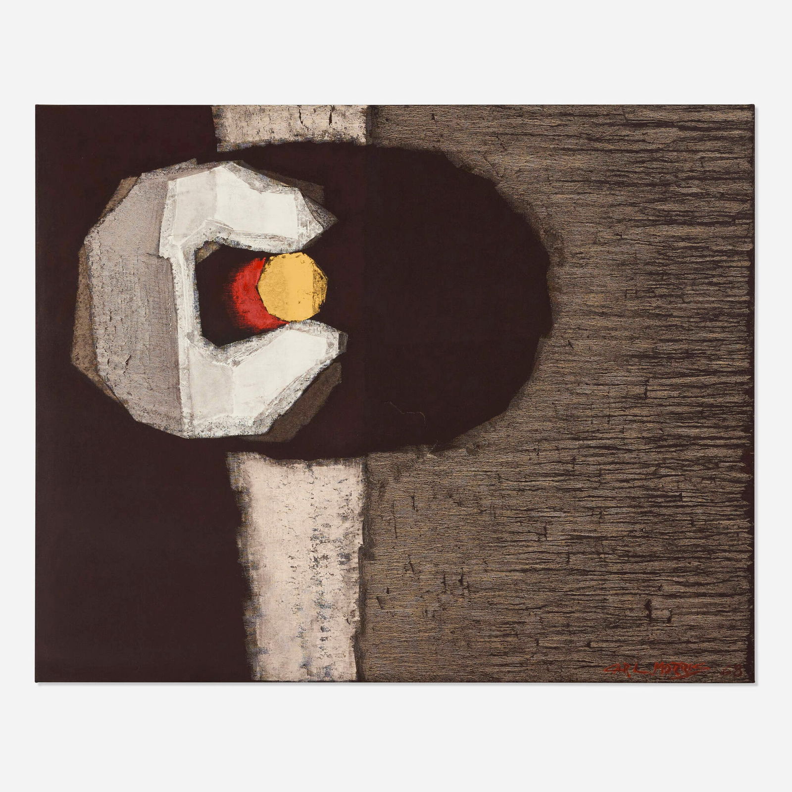 Carl Morris, Intersecting Life Series: Carl Morris Intersecting Life Series 1968oil on linen 58.5 h x 72.75 w in (149 x 185 cm) Property from an Important Private Collection Sold to Benefit a Charitable Foundation Sig