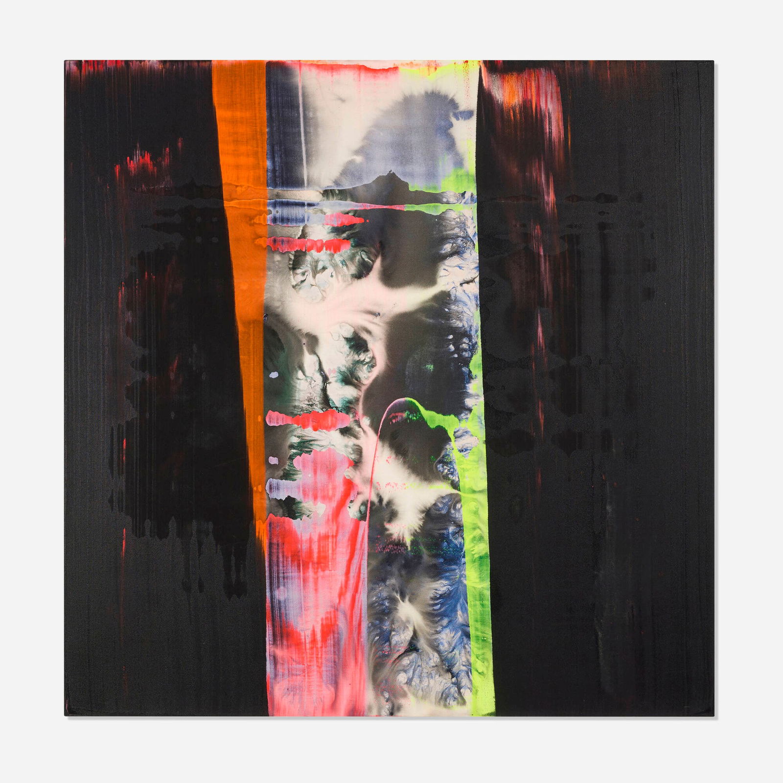 Ed Moses, Breakout: Ed Moses Breakout 2008acrylic on canvas 60 h x 60 w in (152 x 152 cm) Signed, titled and dated to verso '#1 Breakout Y Branco 08'. Provenance: Gift from the artist c. 2