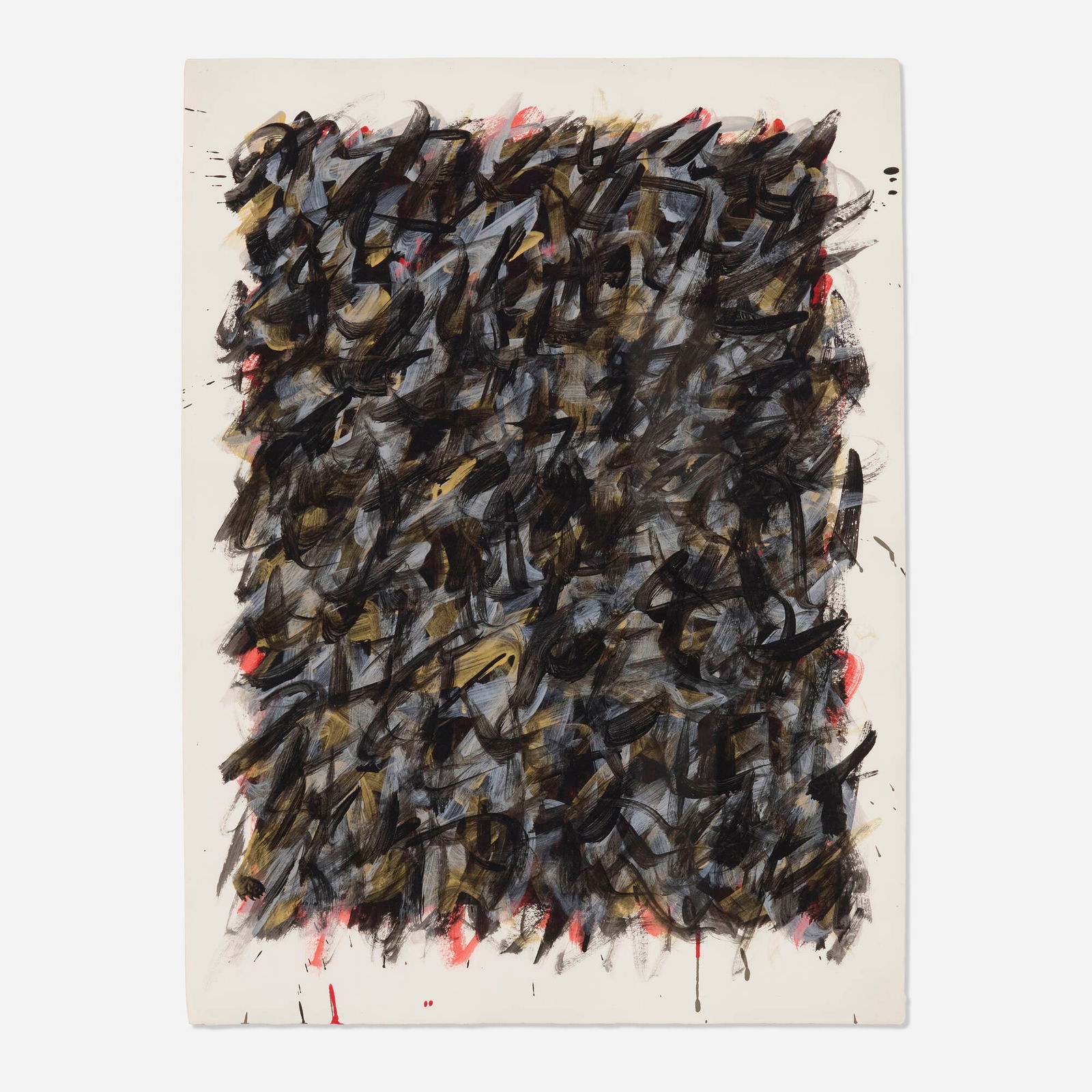 James Hayward, Untitled: James Hayward Untitled 1982watercolor on paper 29.75 h x 22.25 w in (76 x 57 cm) Signed and dated to verso 'James Hayward 1982'. Inscribed to verso 'HWXOOKA 4'. This work w