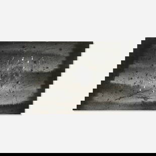 David Lynch, Sam's Lightning: David Lynch Sam's Lightning 1988ink on paper 3.875 h x 6 w in (10 x 15 cm) Signed and dated to studio label on frame verso '1988 David Lynch' with artist's thumbprint. Provenanc