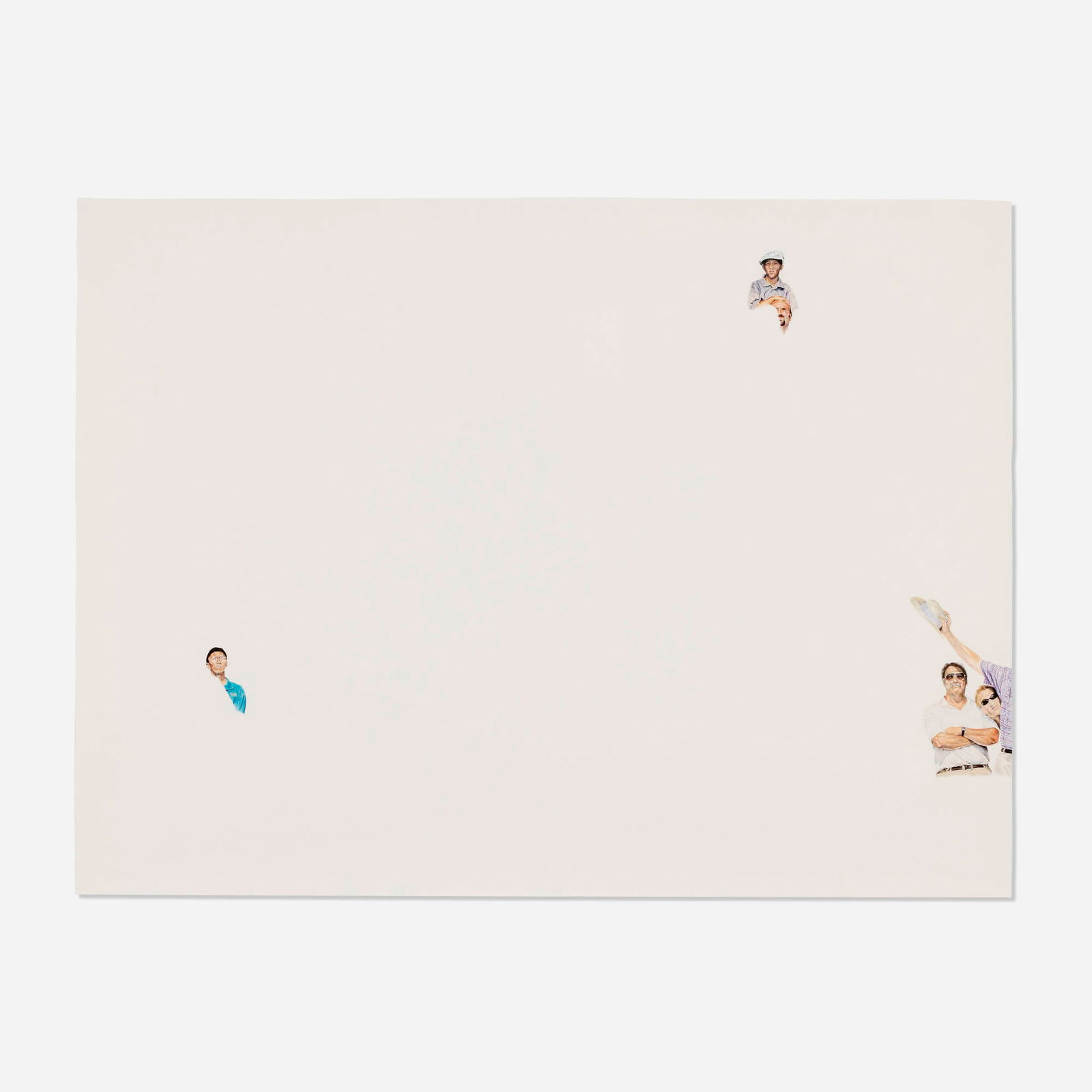 Andrea Bowers, Spectacular Appearances (Crowd in New York): Andrea Bowers Spectacular Appearances (Crowd in New York) 1997colored pencil on paper 37.75 h x 50.75 w in (96 x 129 cm) Provenance: Blum & Poe, Santa Monica | The Jake and Ru