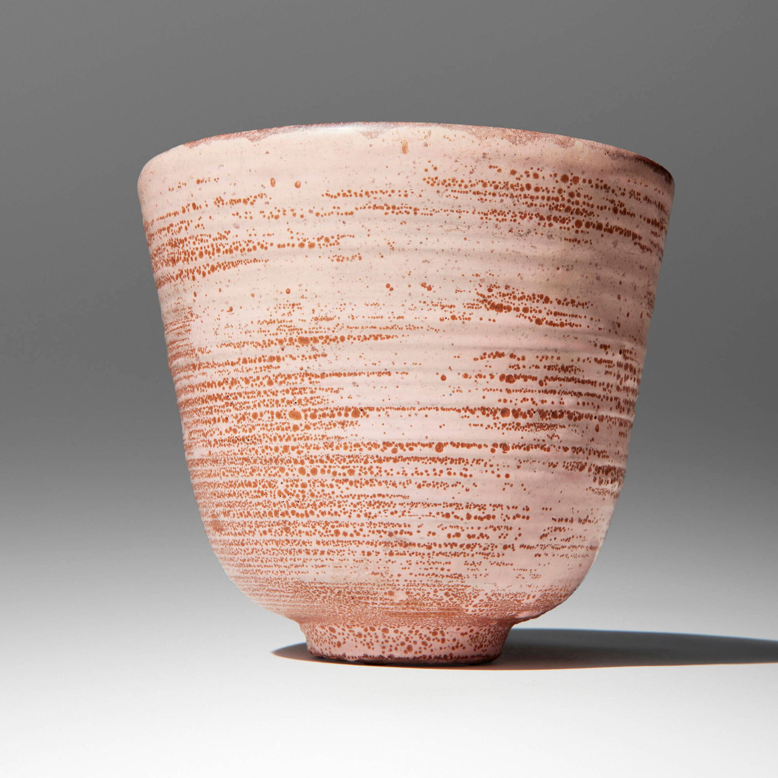 Laura Andreson, Vase: Laura Andreson Vase USA, 1947glazed stoneware 6.25 h x 6.75 dia in (16 x 17 cm) Incised signature and date to underside 'Laura Anderson 11-47'. This work will ship from Los