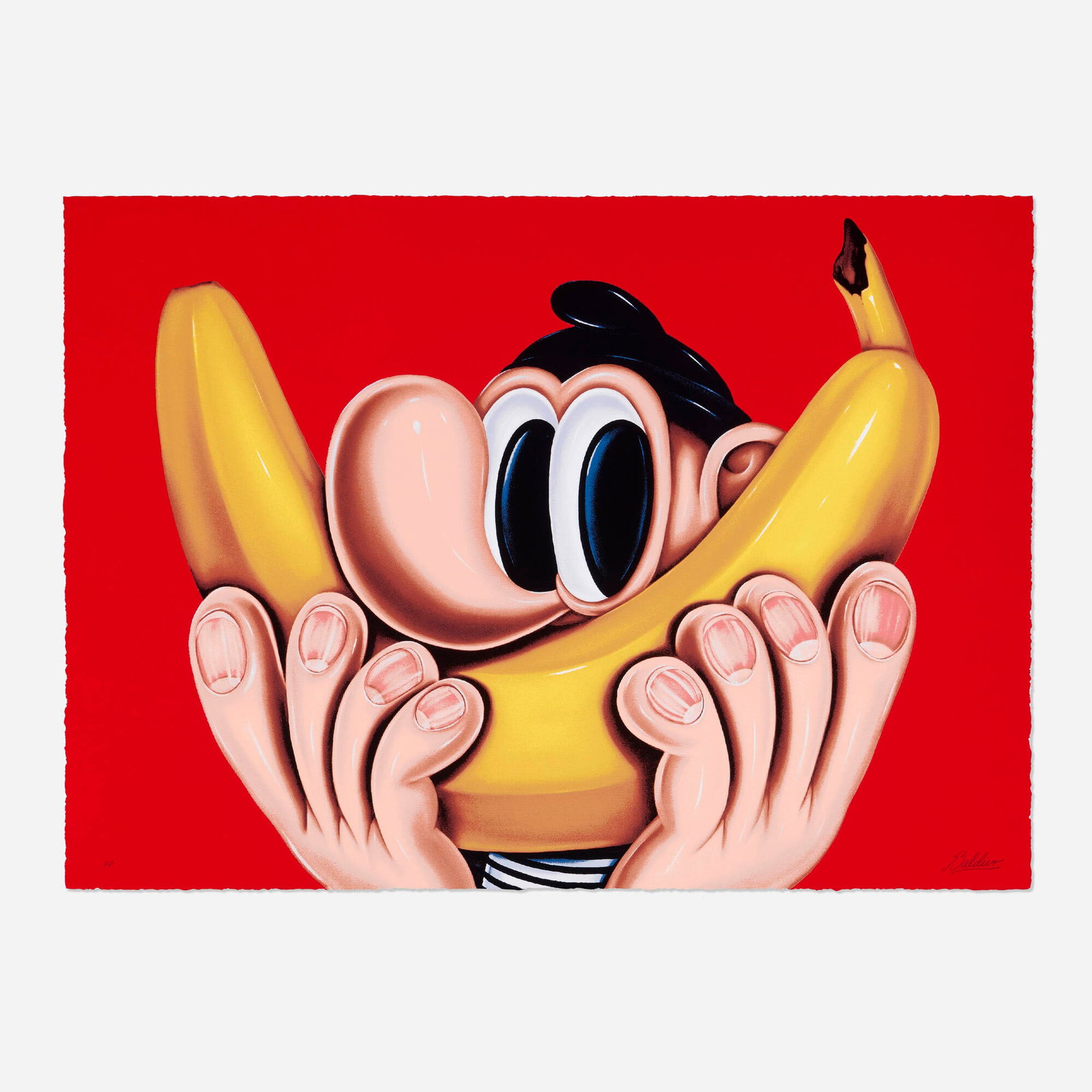 Baldur Helgason, Banana: Baldur Helgason Banana 2020 screenprint in colors 20.125 h x 28 w in (51 x 71 cm) Signed and numbered to lower edge 'PP Baldur'. This work is a printer's proof apart from the edition of 80 publ