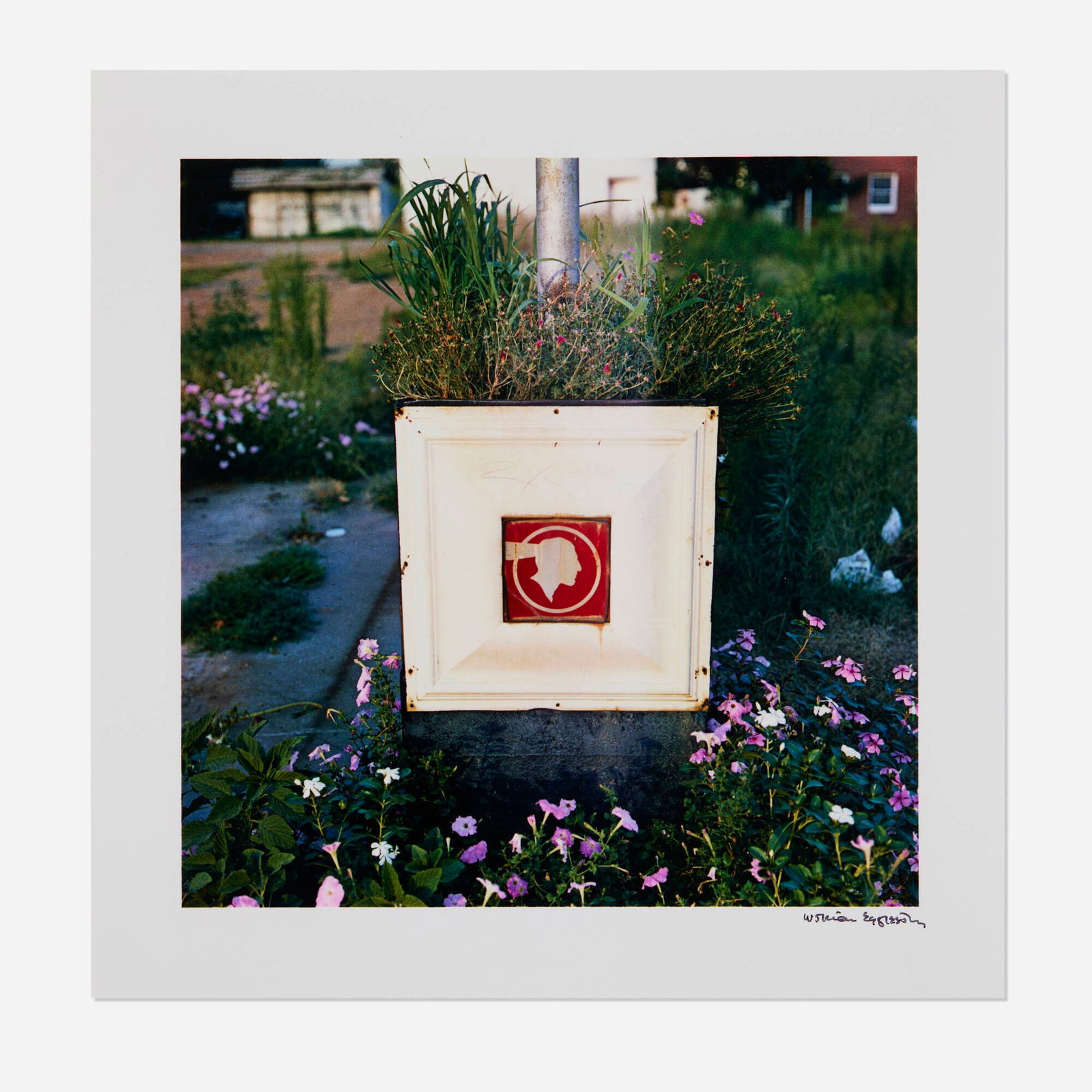 William Eggleston, 2 1/4 (Deluxe Edition): William Eggleston 2 1/4 (Deluxe Edition) 1999clothbound book, dye-transfer print image: 9 h x 9 w in (23 x 23 cm) sheet: 11 h x 11 w in (28 x 28 cm) book: 12 h x 12 w x 1 d in (30 x 30 x 3 cm)<