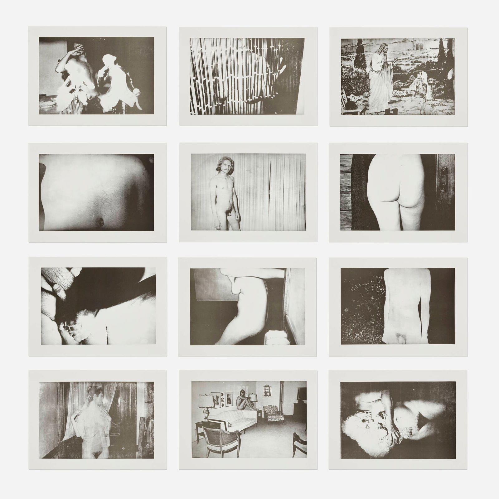 Jimmy DeSana, 101 Nudes portfolio: Jimmy DeSana 101 Nudes portfolio 1972 / printed 1991offset lithograph 11 h x 14 w in (28 x 36 cm) Numbered to colophon ‘3/50’. This complete portfolio of 56 works is number 3 from the edition
