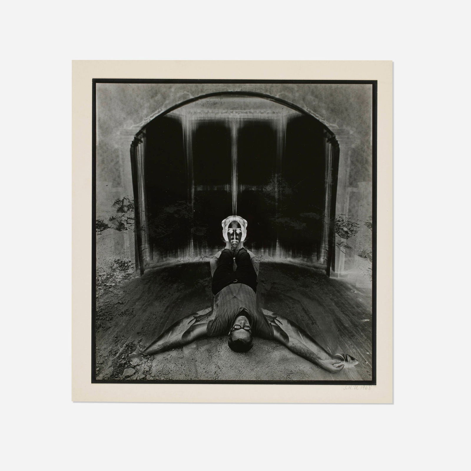 Jerry Uelsmann, Untitled (Self Portrait) (1 of 4)