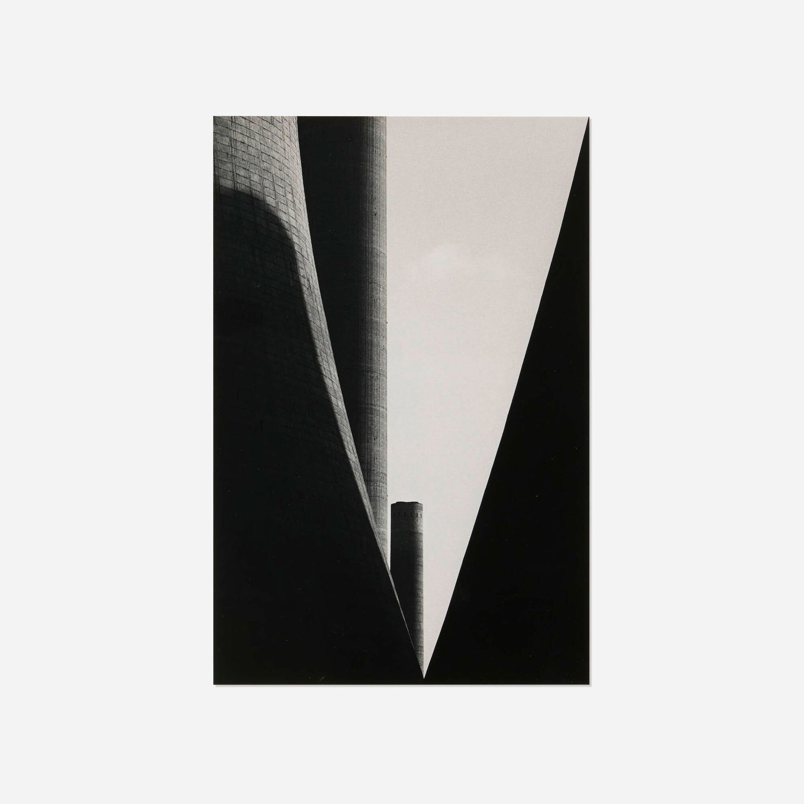 Michael Kenna, Ratcliffe Power Station, Study #6: Michael Kenna Ratcliffe Power Station, Study #6 1985 / printed 1986vintage sepia and selenium toned gelatin silver print image: 9 h x 6 w in (23 x 15 cm) mount: 20 h x 16 w in (51 x 41 cm)