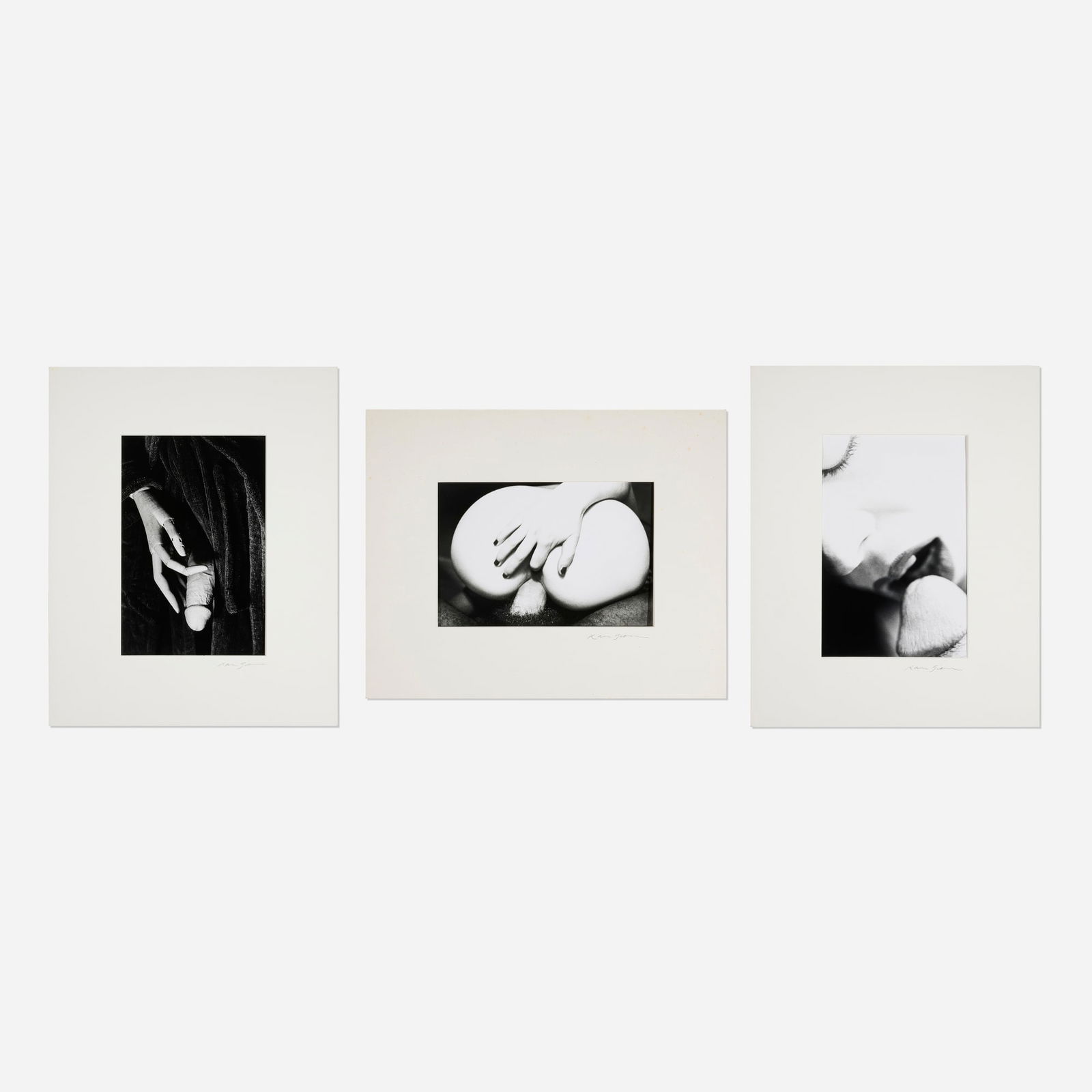Ralph Gibson, Untitled (three works): Ralph Gibson Untitled (three works) 1974, 1976, 1977 / printed 1992gelatin silver print 13.875 h x 11 w in (35 x 28 cm) 13.875 h x 11 w in (35 x 28 cm) 11 h x 13.875 w in (28 x 35 cm) Si