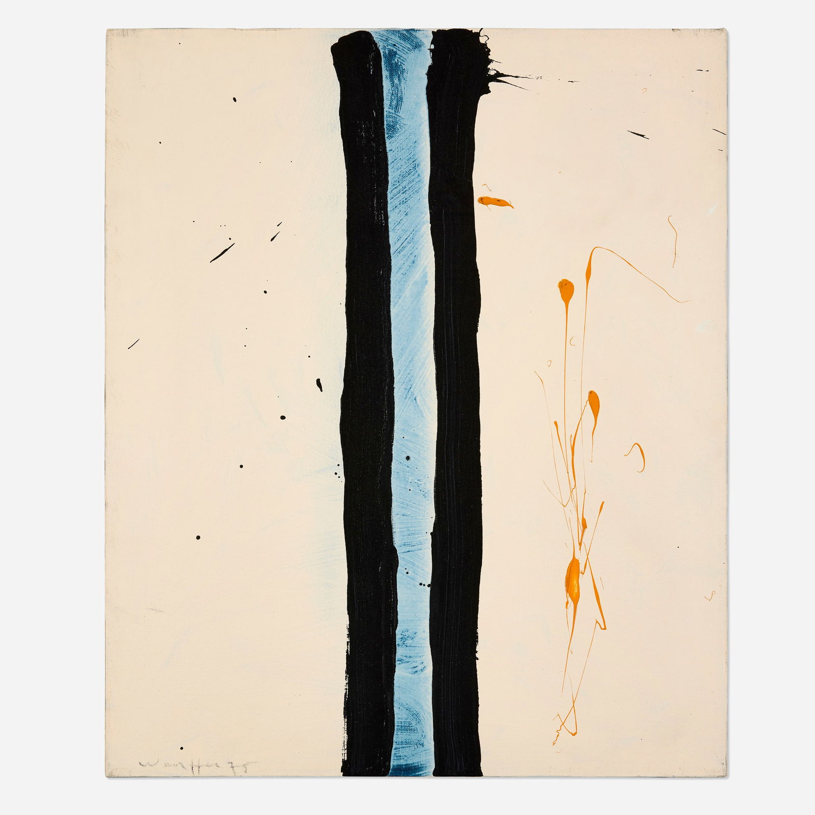 Emerson Woelffer, Unsonata: Emerson Woelffer Unsonata 1975oil and acrylic on canvas 24 h × 20 w in (61 × 51 cm) This work is being sold to raise funds for scholarships for the Otis College of Art and Desig