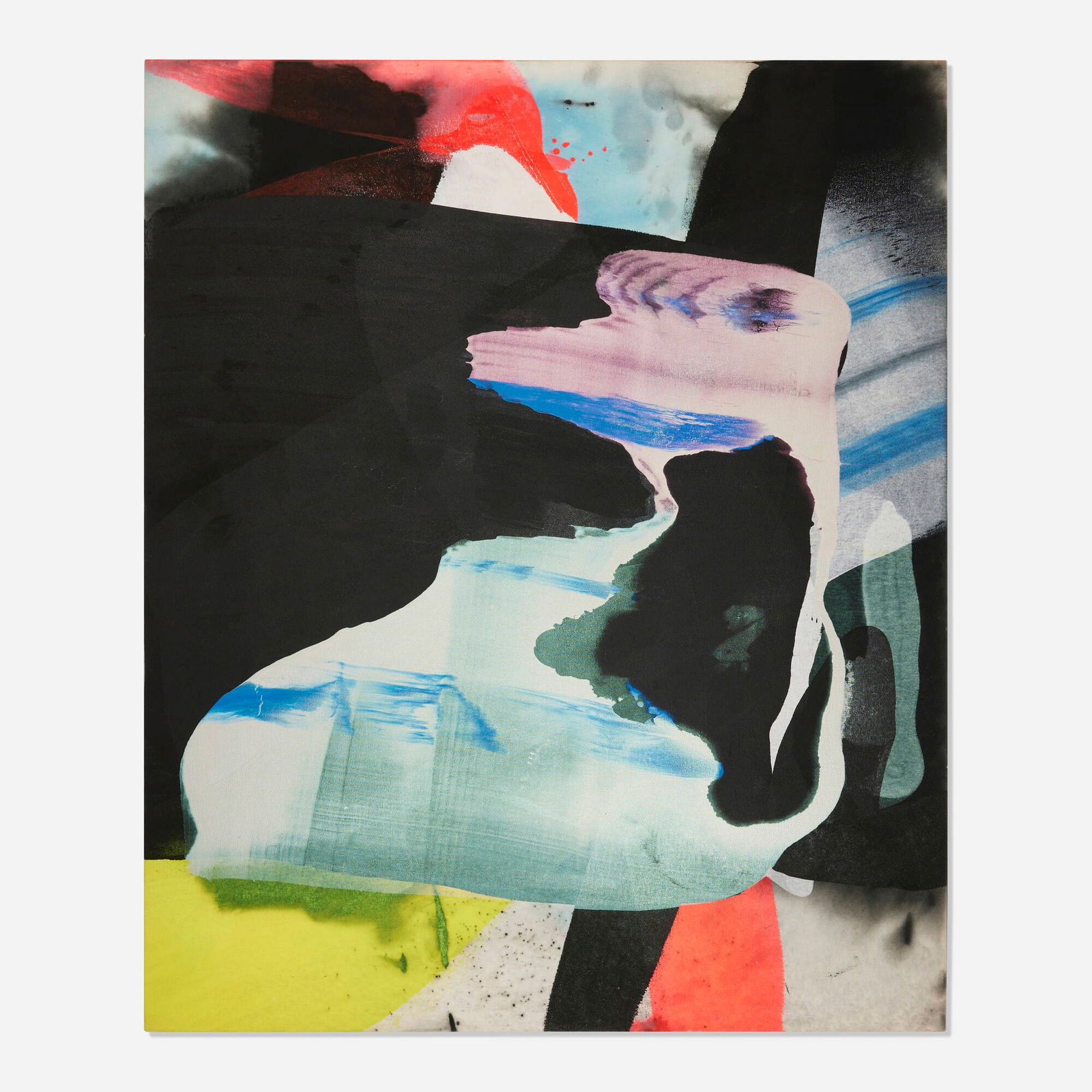 Ed Moses, Skow-Hegan: Ed Moses Skow-Hegan 2000acrylic on canvas 52.000 h x 43.000 w x 1.500 d in (132 x 109 x 4 cm) Signed, titled and dated to verso 'Skow-Hegan Y Branco 00'. Provenance: Gi