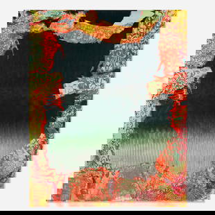 Mark Flood, Obscure Passage: Mark Flood Obscure Passage 2014acrylic on canvas 60.000 h x 48.000 w x 2.000 d in (152 x 122 x 5 cm) Signed, titled and dated to verso 'Obscure Passage Mark Flood 10-28-2014'. P