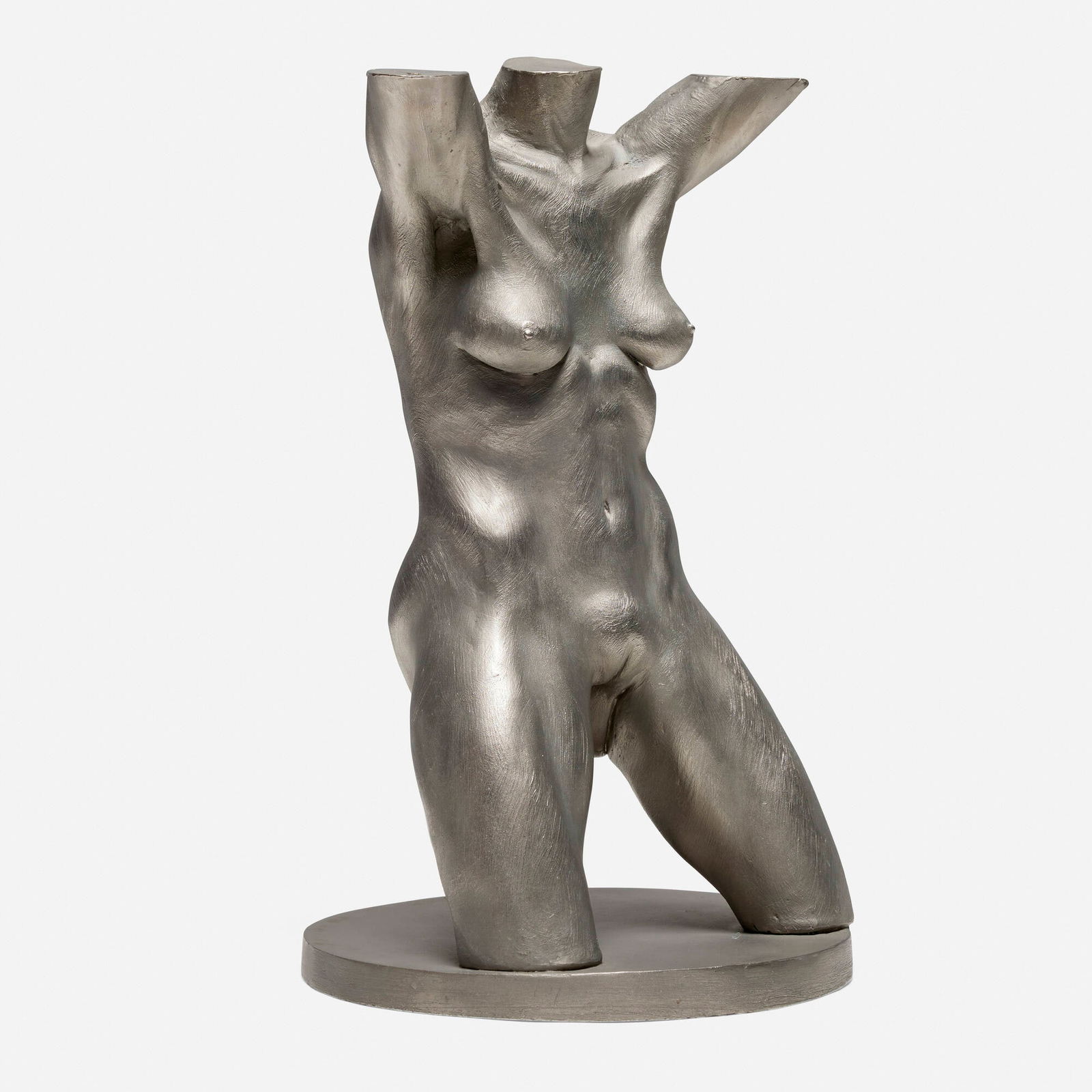 Robert Graham, Torso #2: Robert Graham Torso #2 1999aluminum over cast bronze 12.750 h x 7.750 dia in (32 x 20 cm) Incised signature, date and inscription to base 'Roy 11.25.99 '70' RG'. This work is unique.