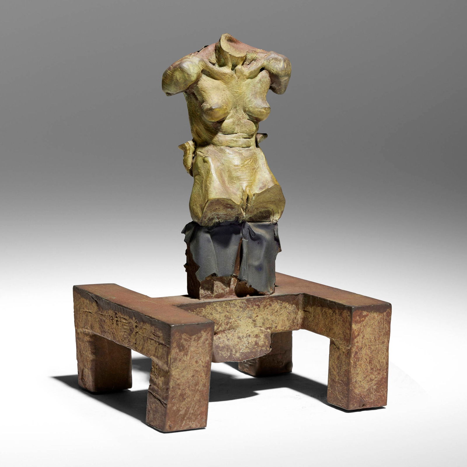 Robert Graham, Untitled: Robert Graham Untitled patinated bronze 8.250 h x 5.375 w x 5.375 d in (21 x 14 x 14 cm) Provenance: Acquired directly from the artist by the present owner, Doumani House, Marina de