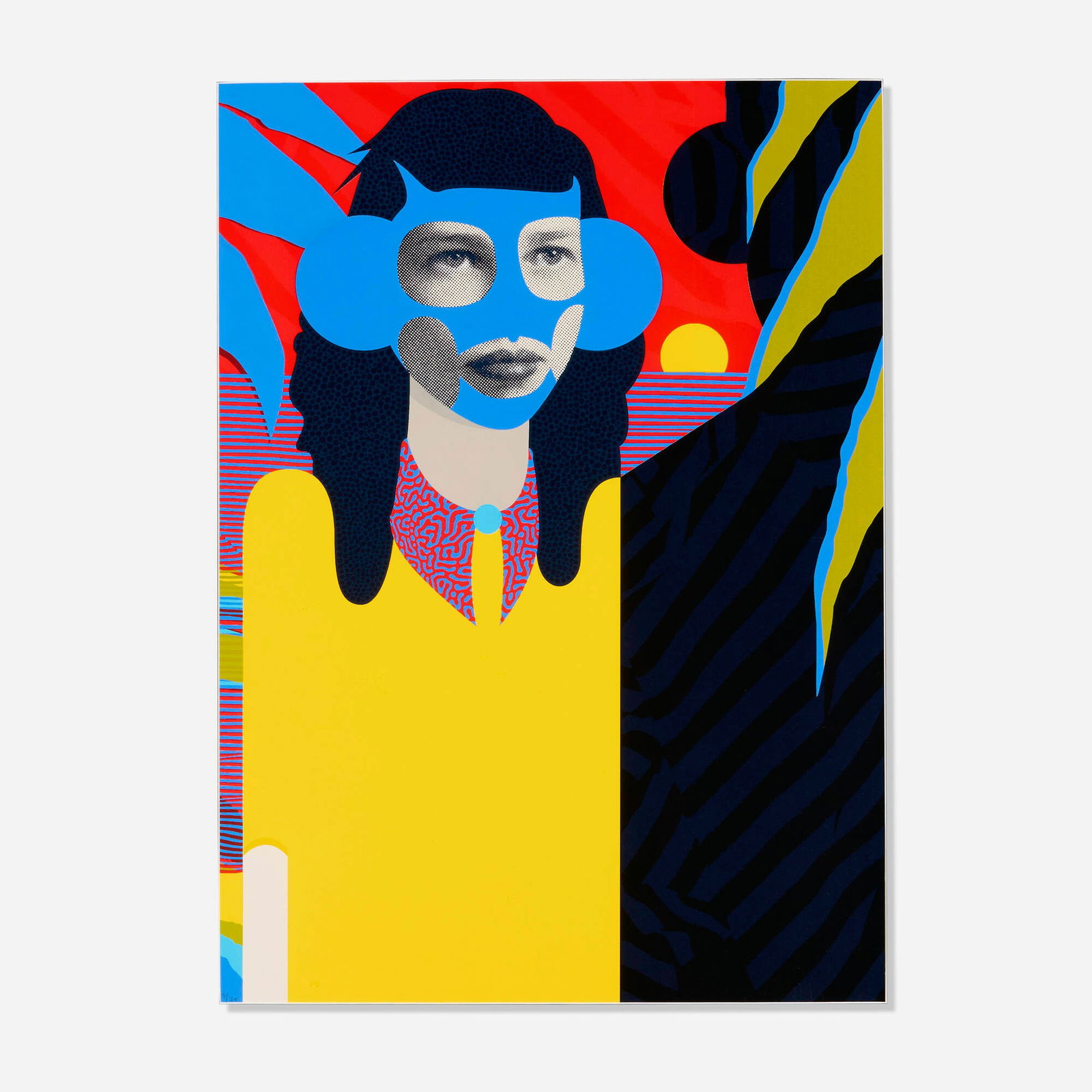 Paul Insect, Demios Your Guiding Light: Paul Insect Demios Your Guiding Light 2016screenprint in colors on Arches sight: 29.5 h x 21.25 w in (75 x 54 cm) Signed, dated, and numbered to lower right '3/70 Paul Insect 2016'. This work