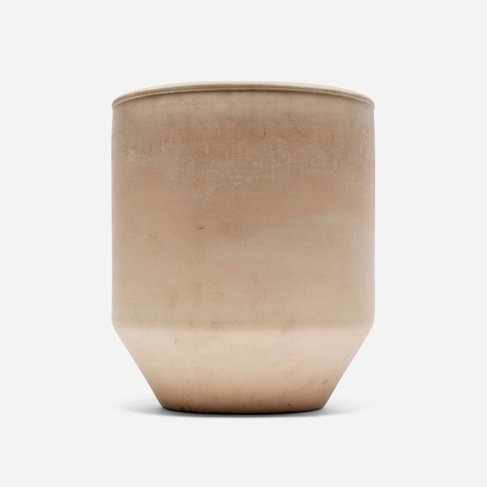 David Cressey, Planter, model 5048: David Cressey Planter, model 5048 Architectural PotteryUSA, c. 1970bisque stoneware 17 h x 15 w in (43 x 38 cm) Provenance: Los Angeles Modern Auctions, Modern Art &